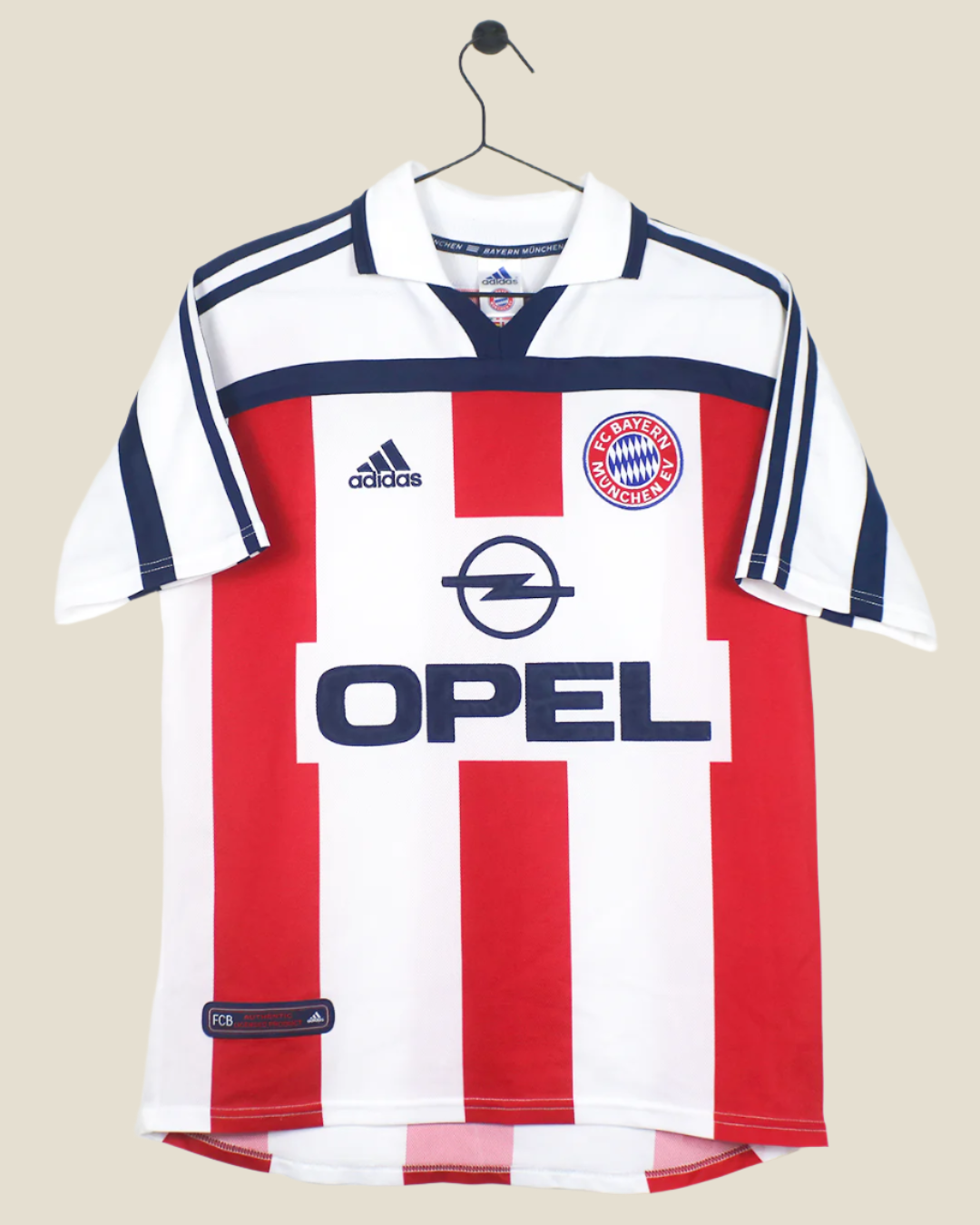 BAYERN MUNICH 2000/02 SCHOLL #7 AWAY SHIRT (S) ADIDAS