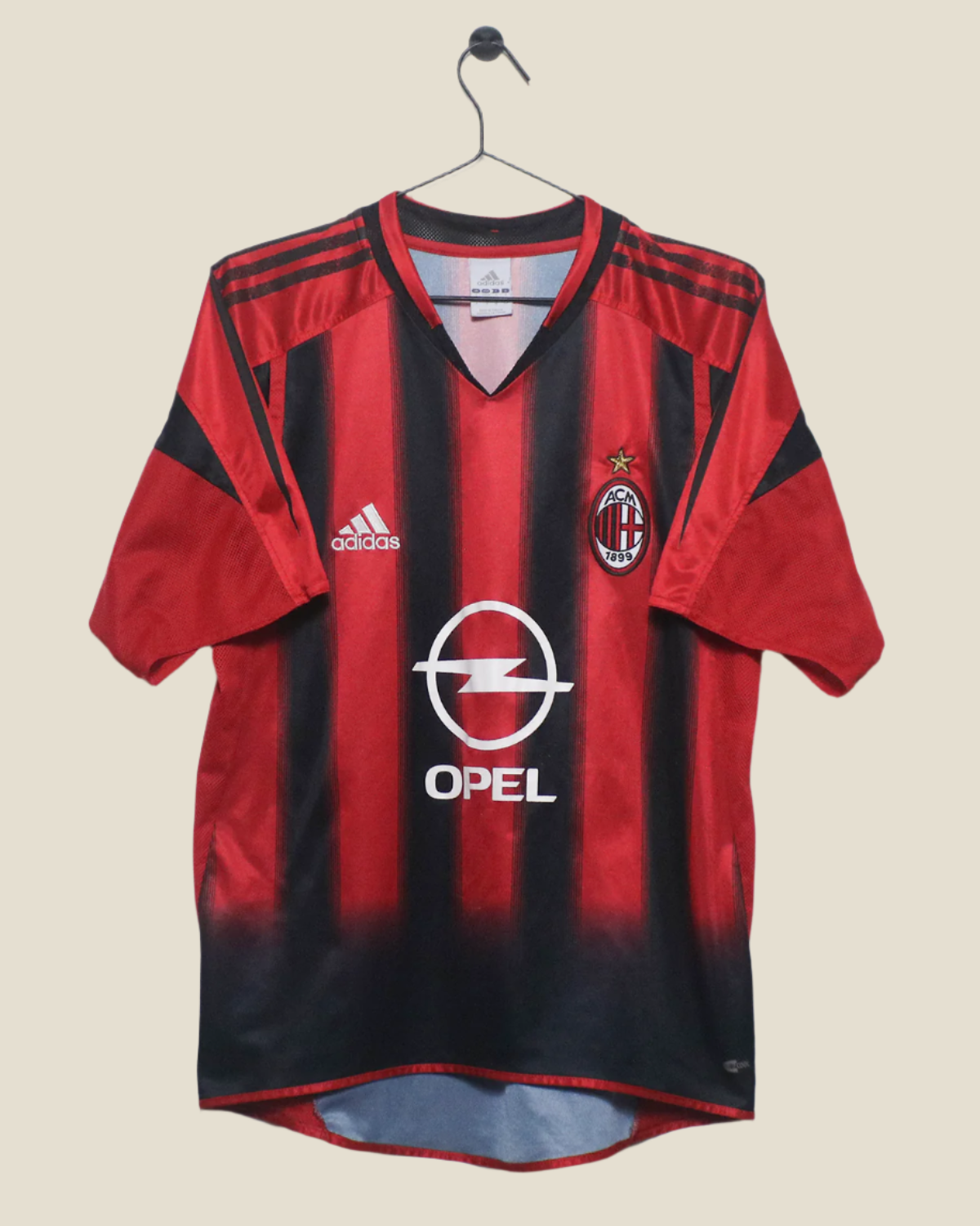 AC MILAN 2004/05 NESTA #13 HOME SHIRT (S) ADIDAS