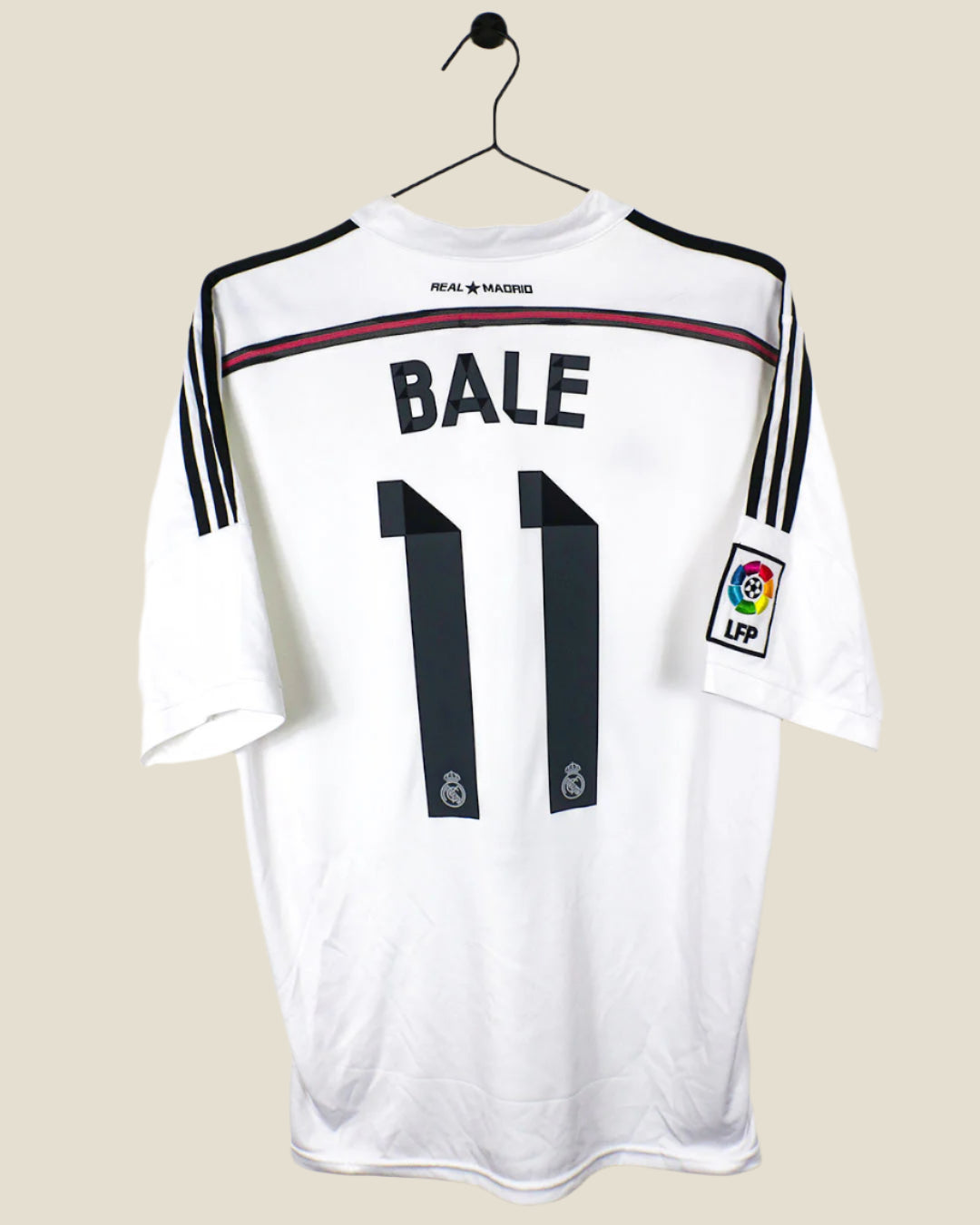 REAL MADRID 2014/15 BALE #11 HOME SHIRT (L) ADIDAS
