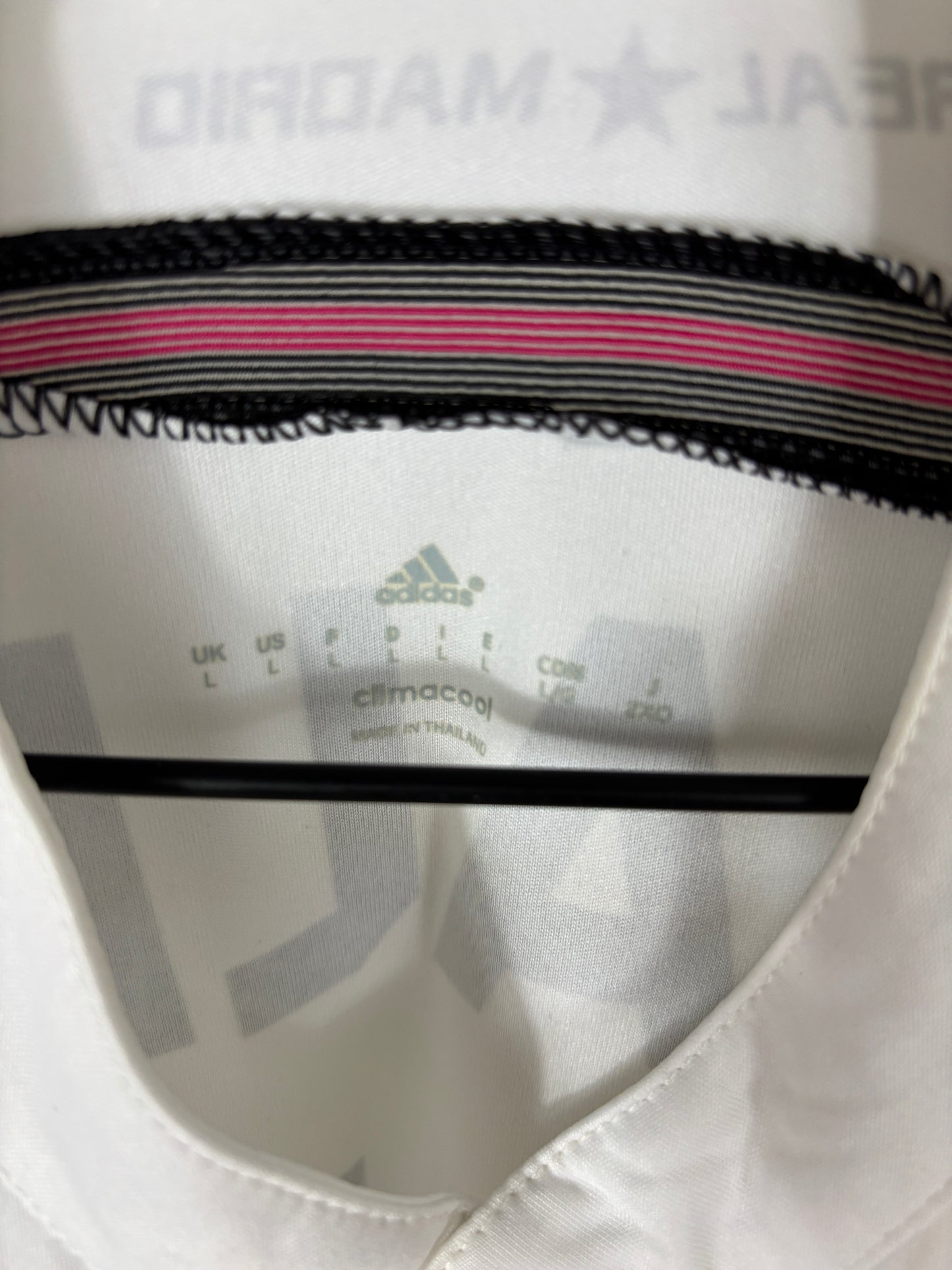 REAL MADRID 2014/15 BALE #11 HOME SHIRT (L) ADIDAS