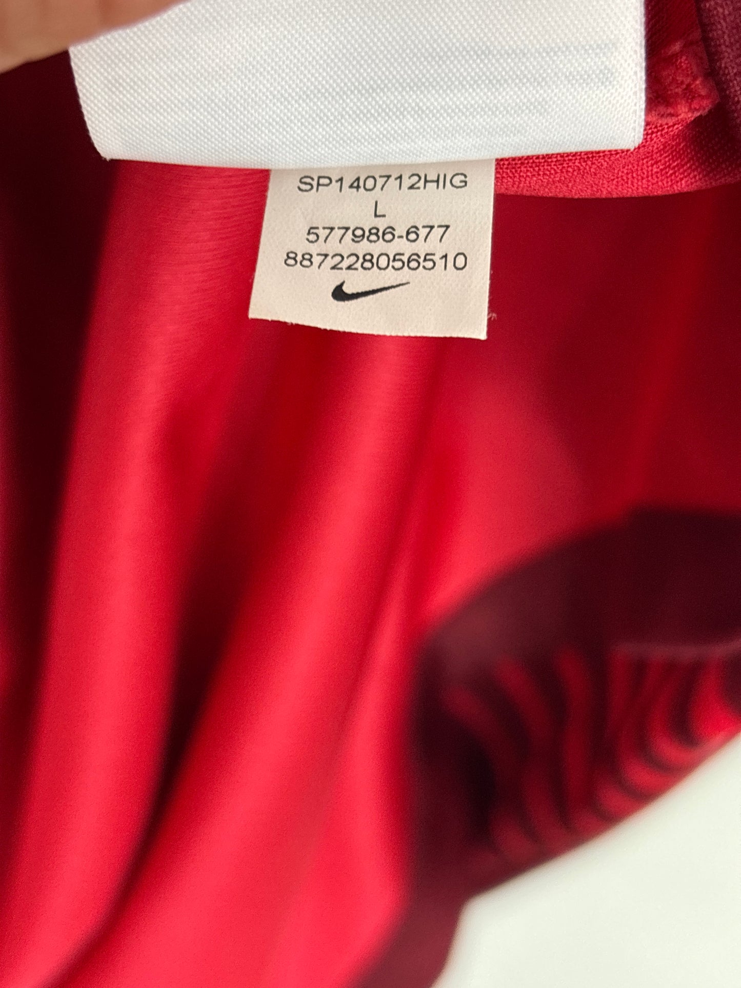 PORTUGAL 2014 RONALDO #7 HOME SHIRT (L) NIKE