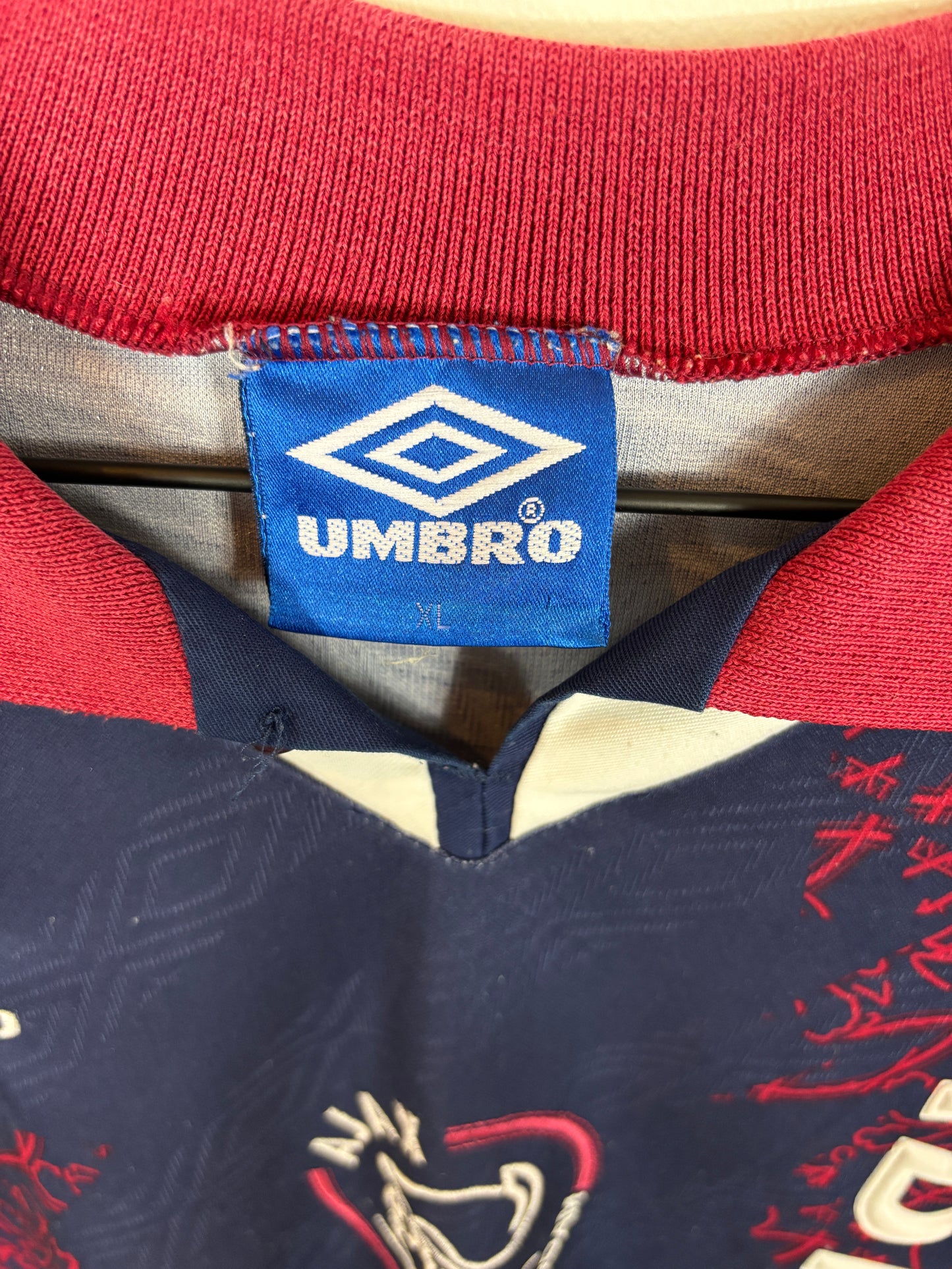 AJAX 1994/95 AWAY SHIRT (XL) UMBRO