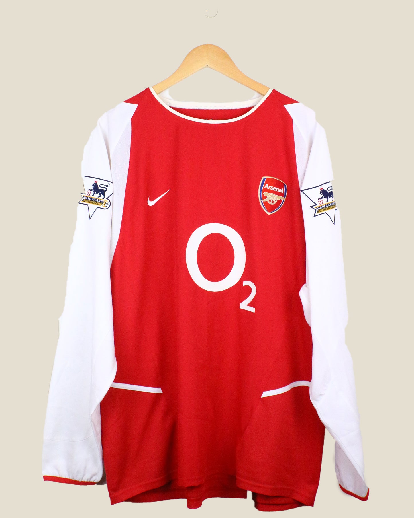 ARSENAL 2002/04 HENRY #14 L/S HOME (XL) NIKE