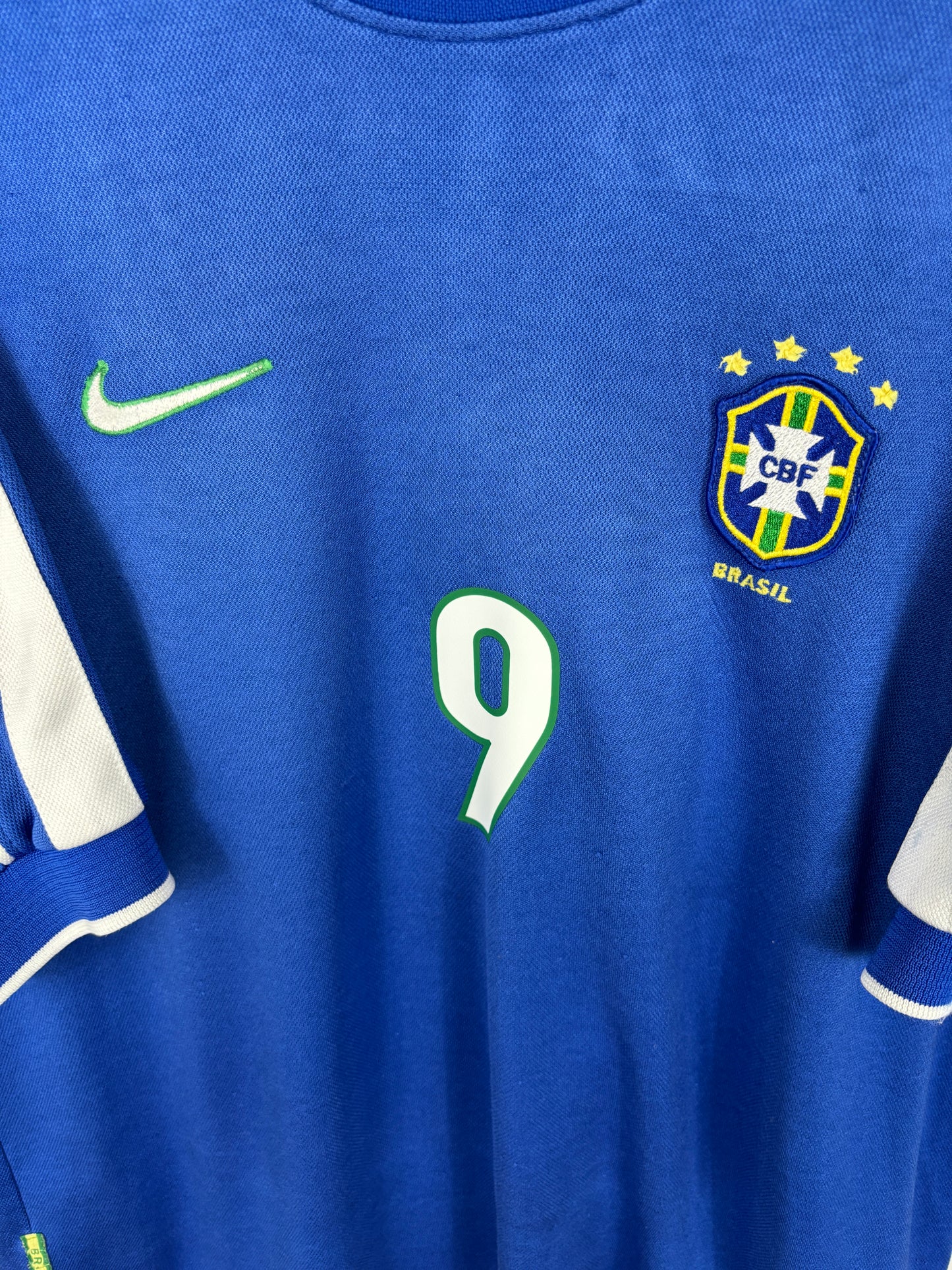 BRAZIL 1998 RONALDO #9 AWAY SHIRT (L) NIKE