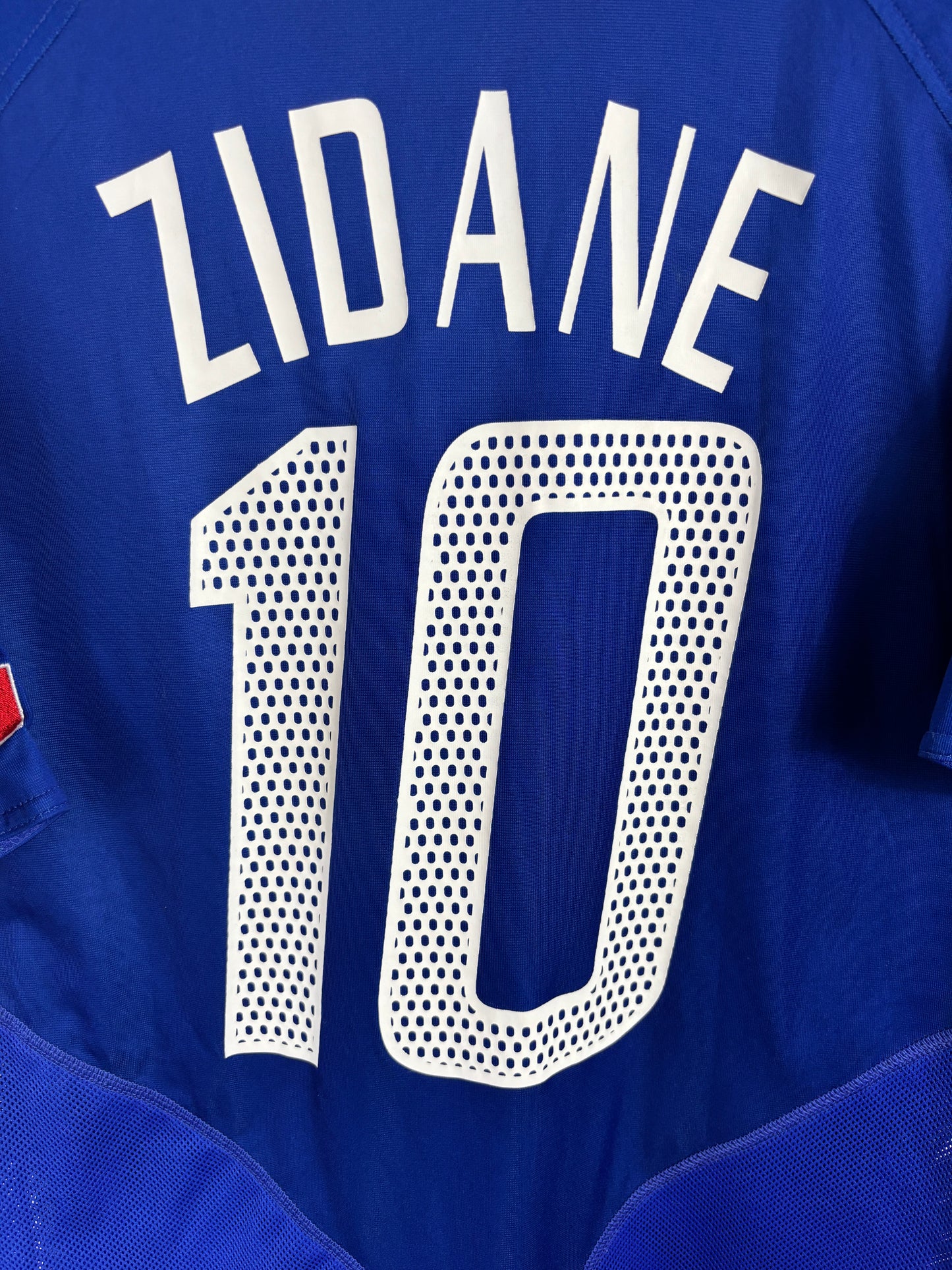 FRANCE 2004 ZIDANE #10 HOME SHIRT (M) ADIDAS