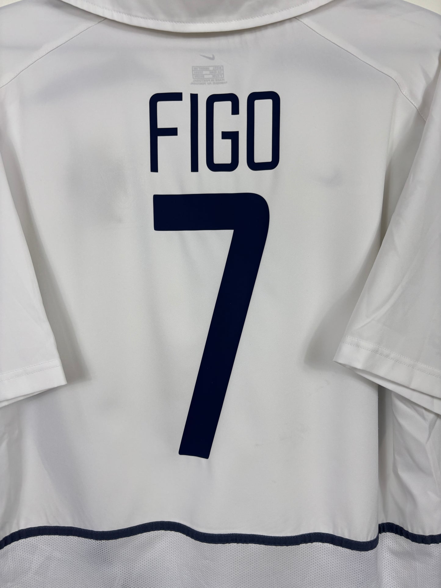 PORTUGAL 2002 FIGO AWAY SHIRT (L) NIKE