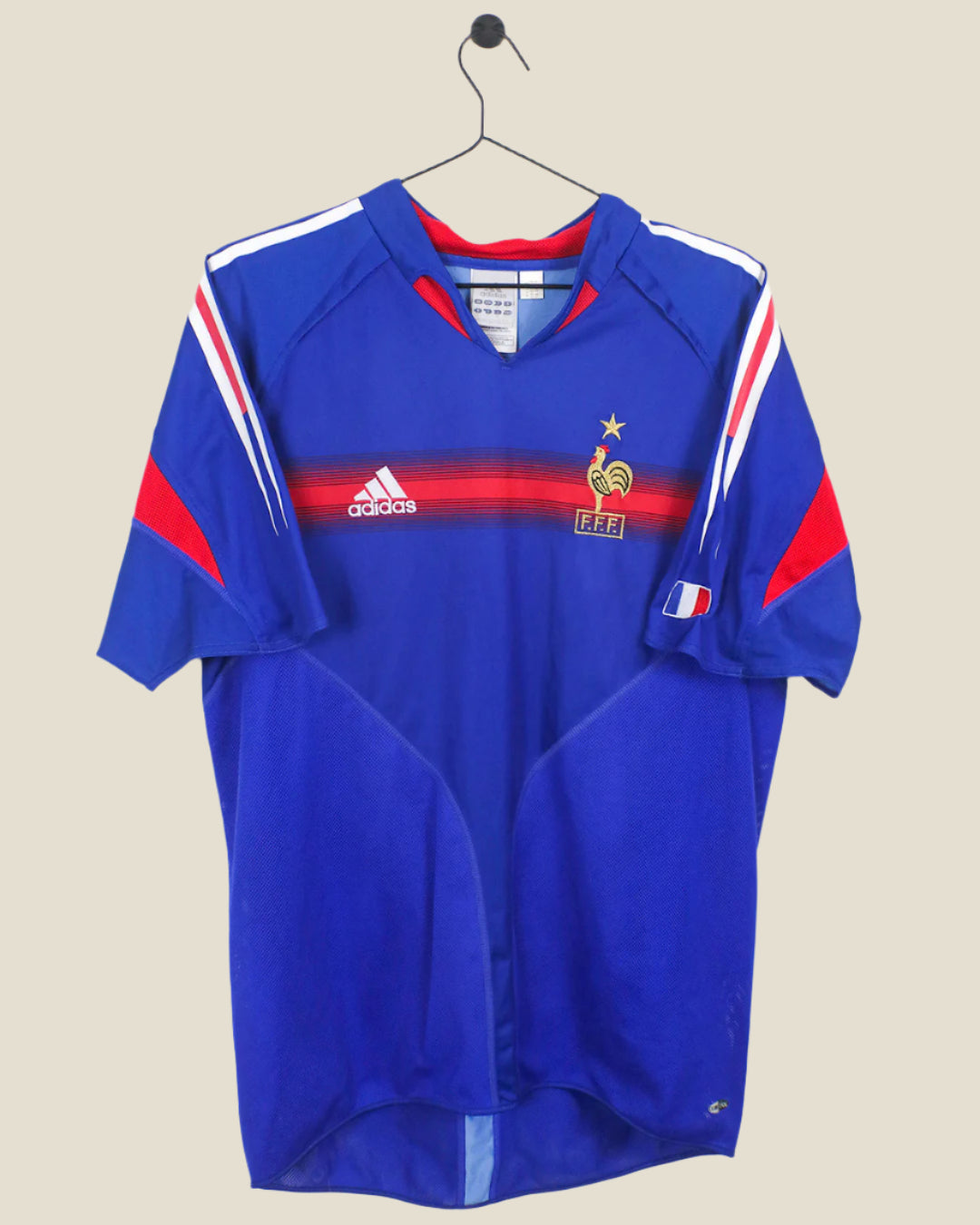 FRANCE 2004 ZIDANE #10 HOME SHIRT (M) ADIDAS