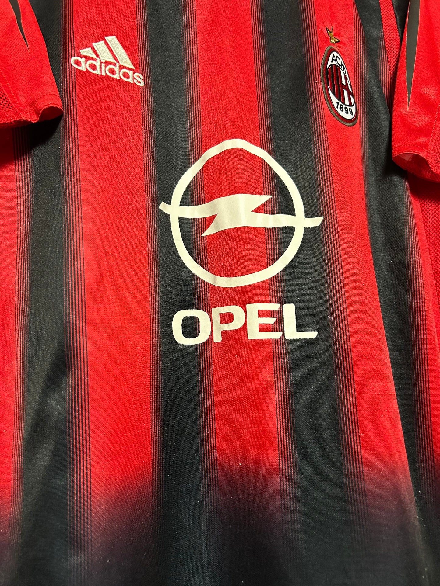 AC MILAN 2004/05 NESTA #13 HOME SHIRT (S) ADIDAS