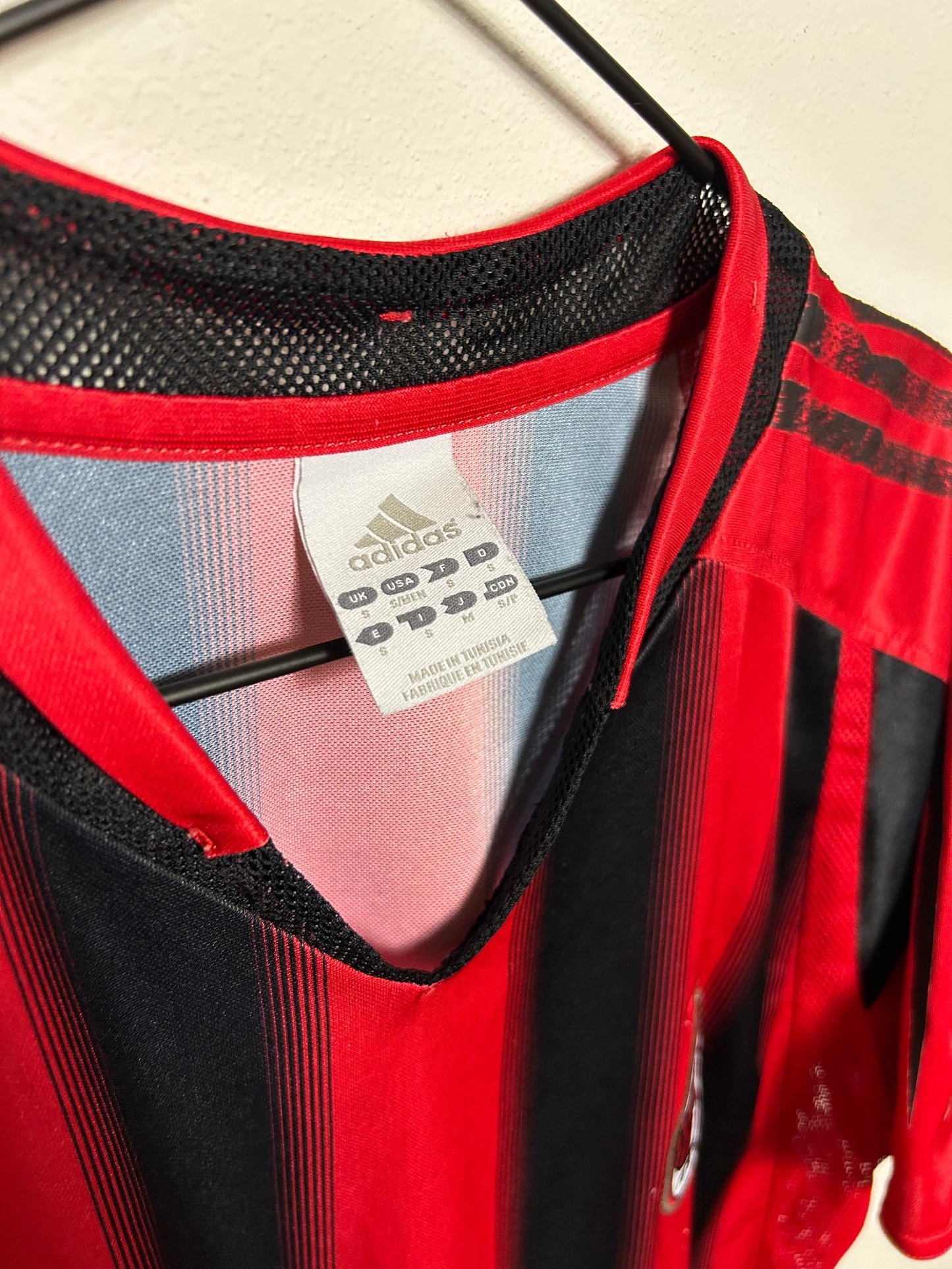 AC MILAN 2004/05 NESTA #13 HOME SHIRT (S) ADIDAS