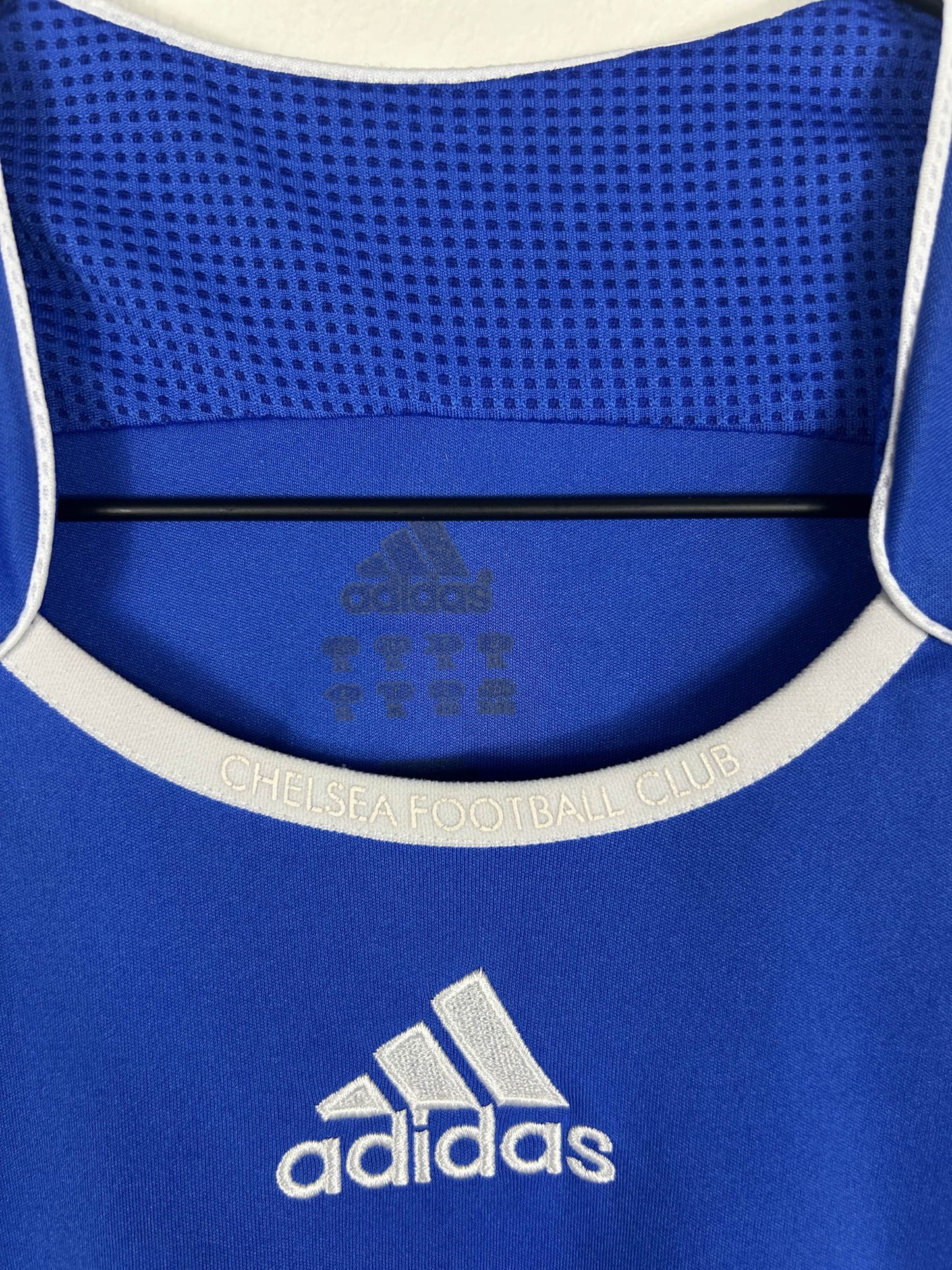 CHELSEA 2007/08 LAMPARD #8 HOME SHIRT (XL) ADIDAS