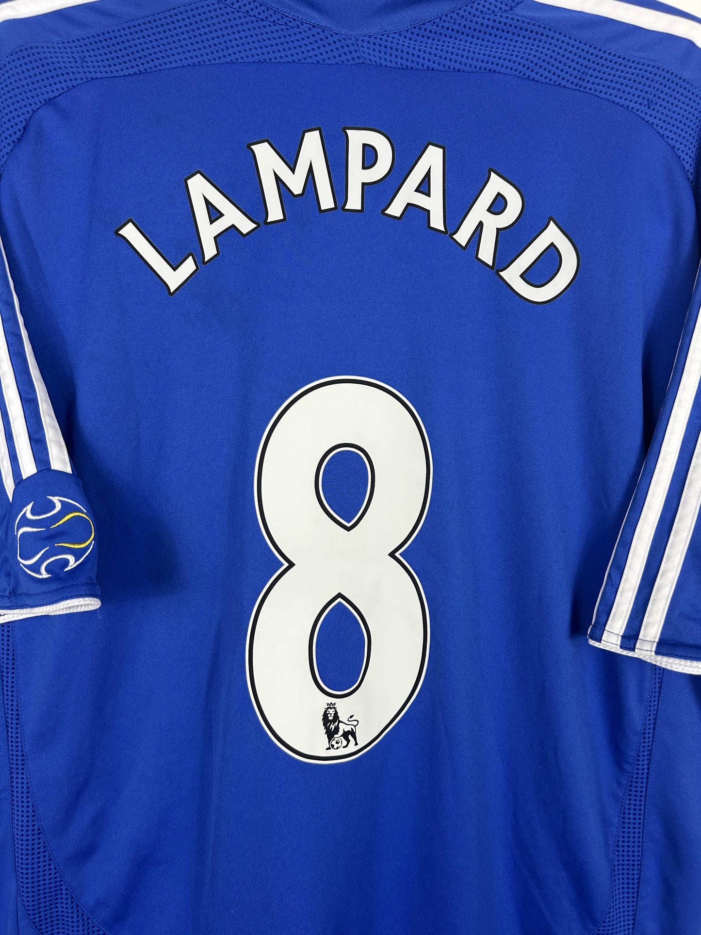 CHELSEA 2007/08 LAMPARD #8 HOME SHIRT (XL) ADIDAS