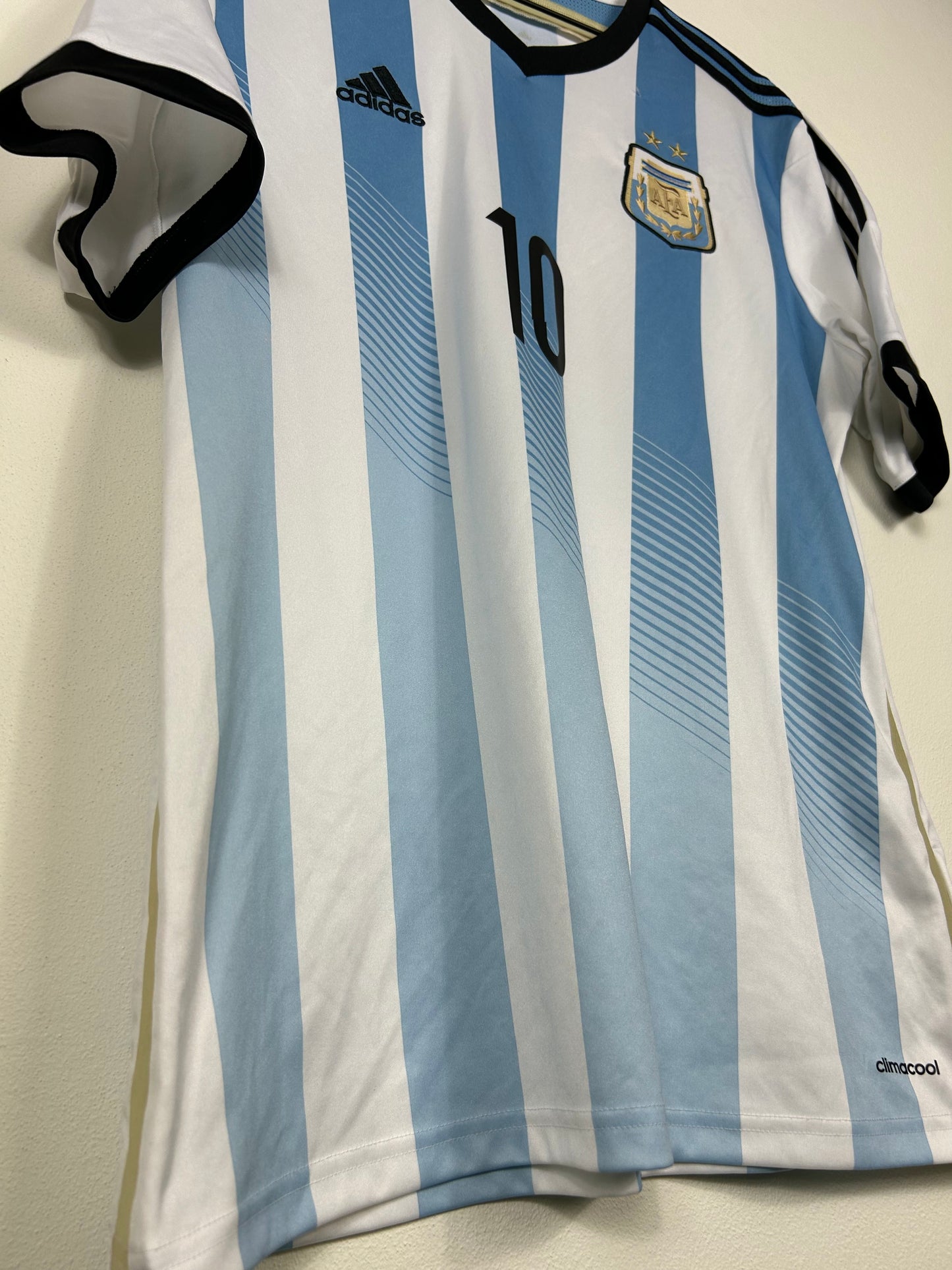 ARGENTINA 2014 MESSI #10 HOME SHIRT (L) ADIDAS