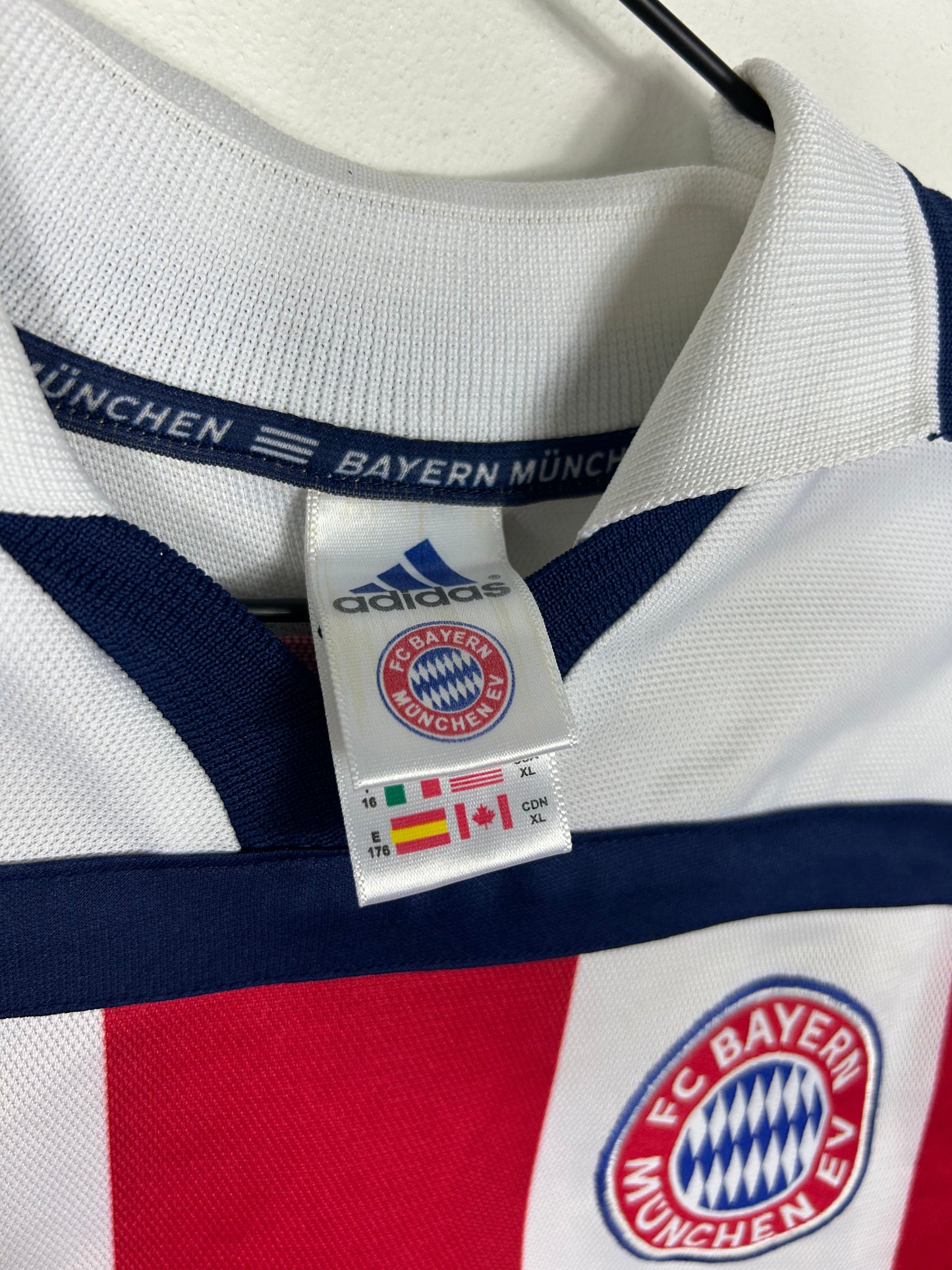 BAYERN MUNICH 2000/02 SCHOLL #7 AWAY SHIRT (S) ADIDAS