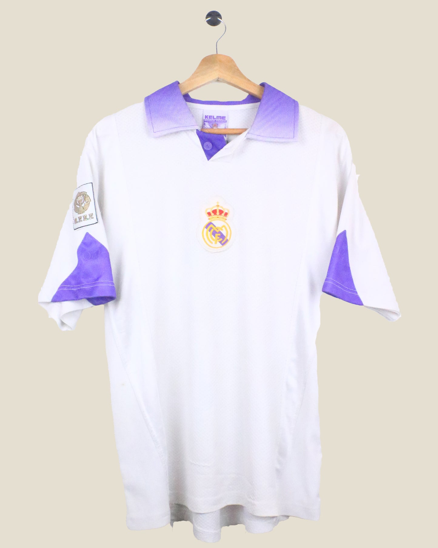 REAL MADRID 1999/00 ROBERTO CARLOS #3 UCL HOME (L) KELME