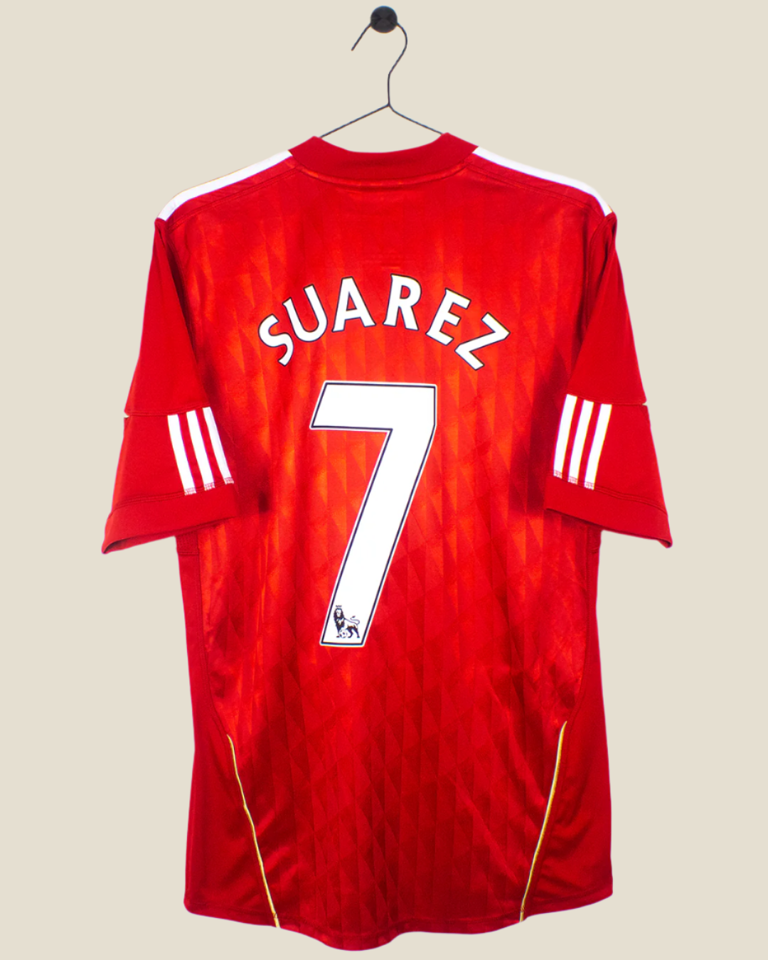 LIVERPOOL 2011/12 SUAREZ #7 HOME SHIRT (M) ADIDAS