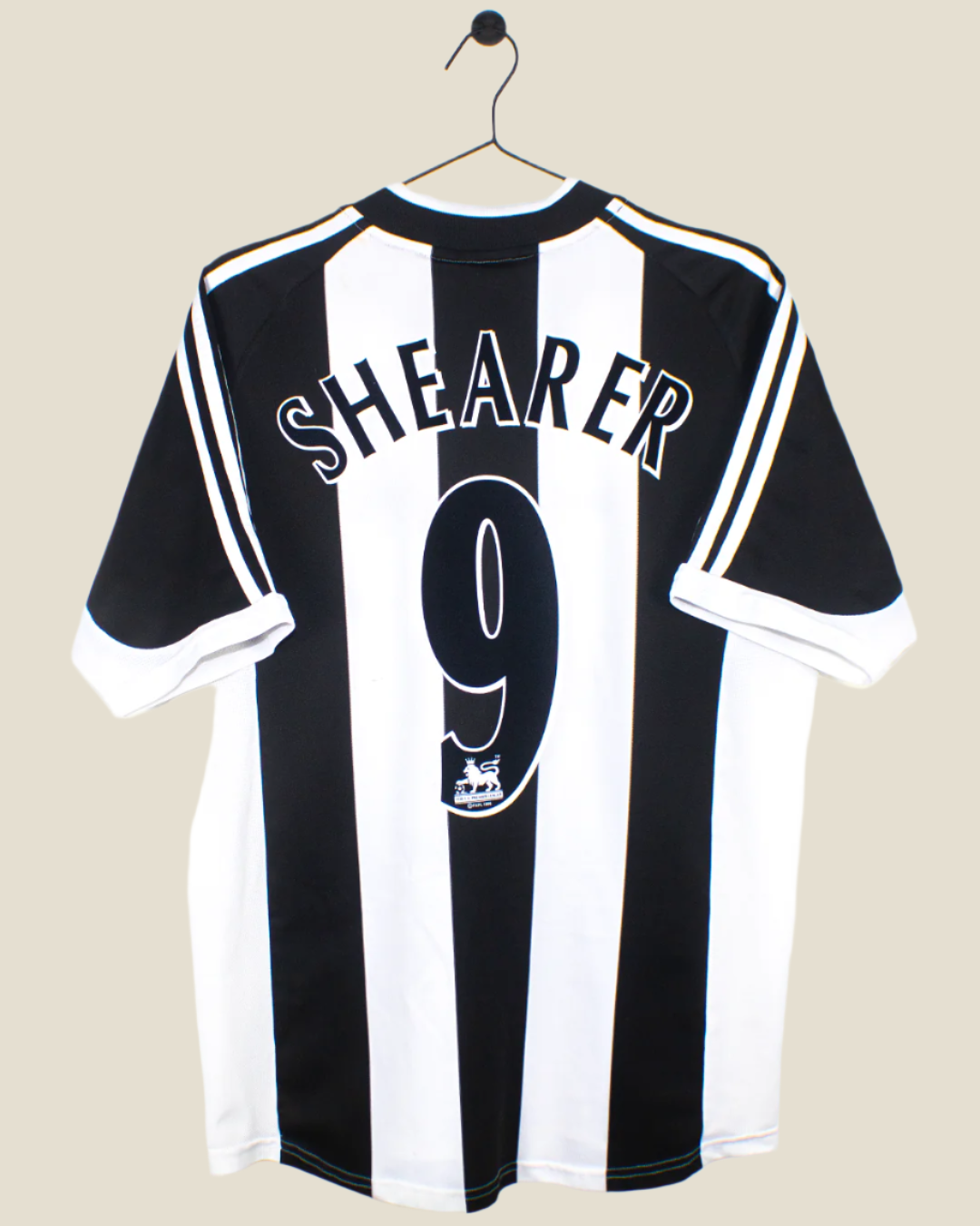 NEWCASTLE UNITED 2002/03 SHEARER #9 HOME SHIRT (M) ADIDAS