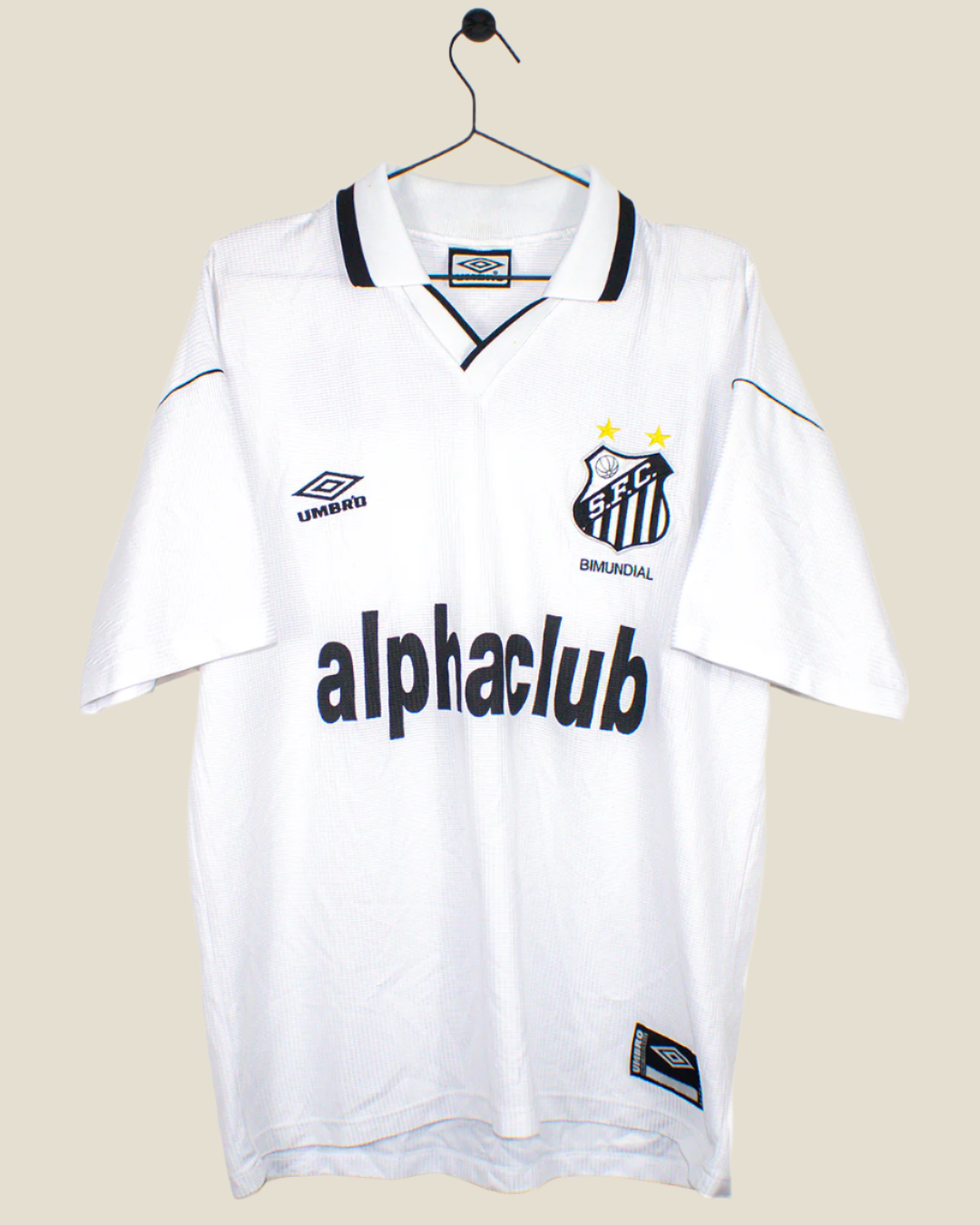 SANTOS 2000 HOME SHIRT (L) UMBRO