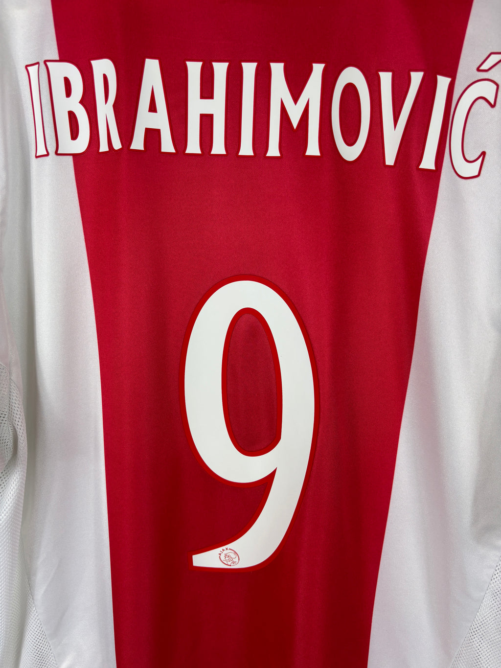 AJAX 2004/05 IBRAHIMOVIC #9 HOME SHIRT (XL) ADIDAS