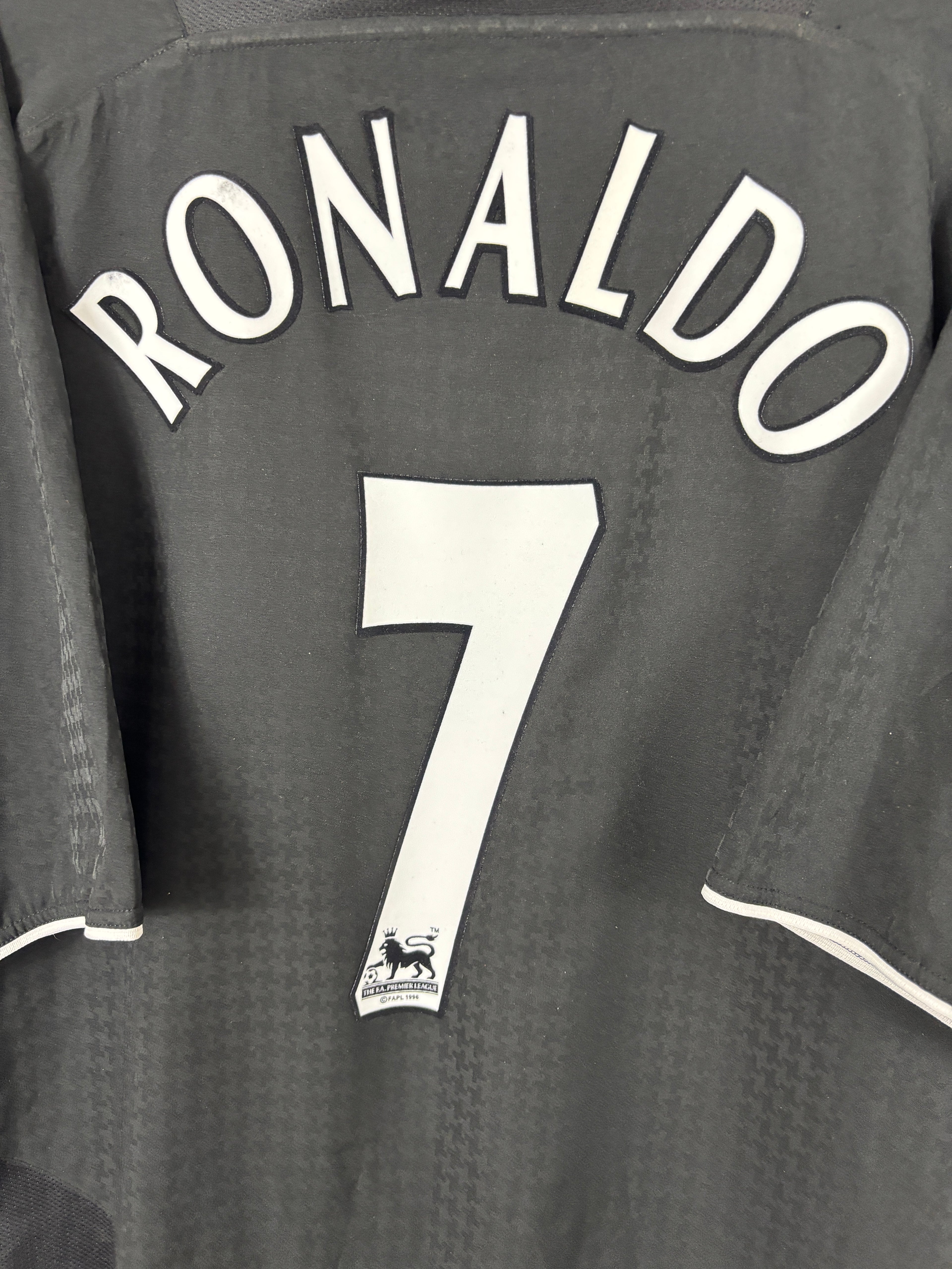 MANCHESTER UNITED 2003/05 RONALDO #7 AWAY SHIRT (XXL) NIKE
