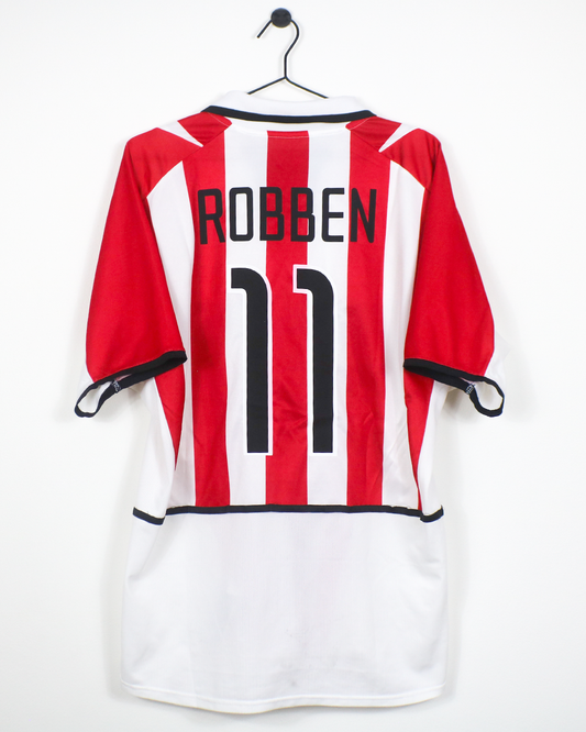 PSV 2002/04 ROBBEN #11 HOME SHIRT (L) NIKE