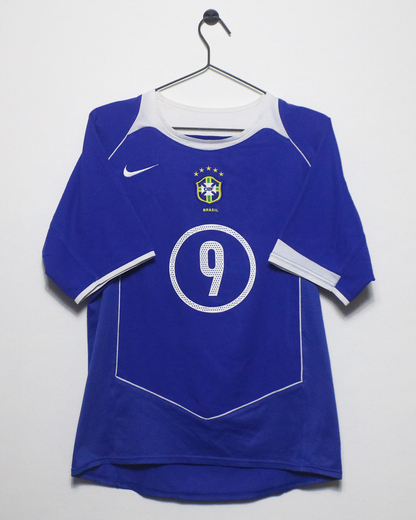 BRAZIL 2004 RONALDO #9 AWAY (S) NIKE