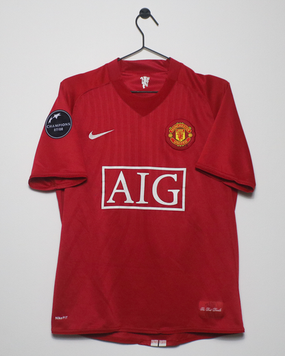 MANCHESTER UNITED 2008/09 UCL HOME SHIRT (M) NIKE