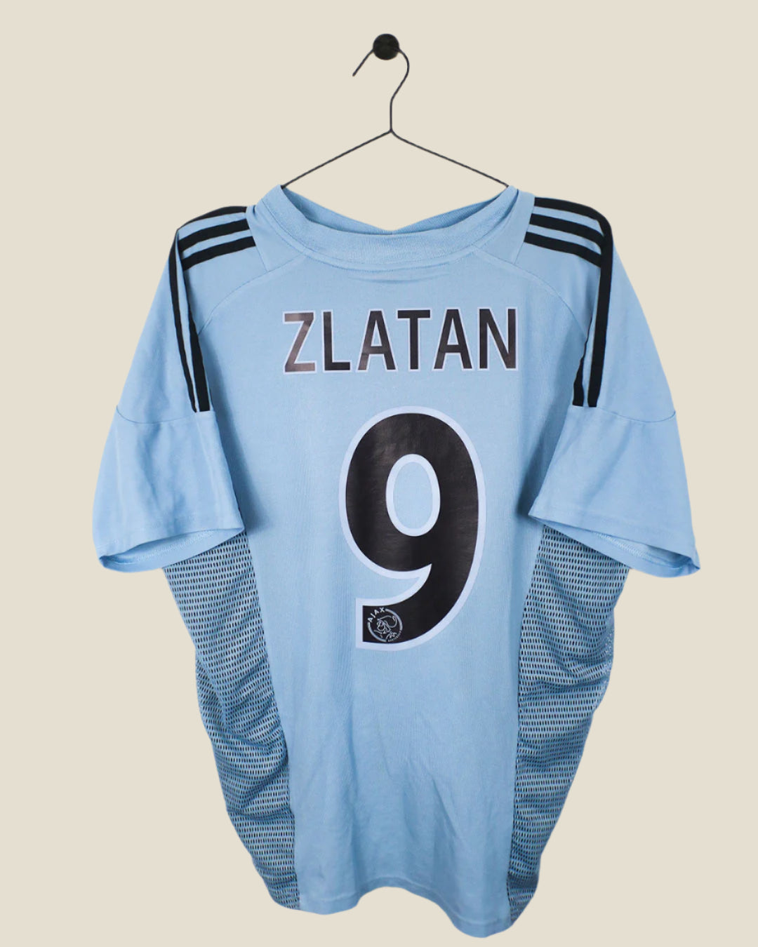 AJAX 2002/03 ZLATAN #9 AWAY SHIRT (XL) ADIDAS