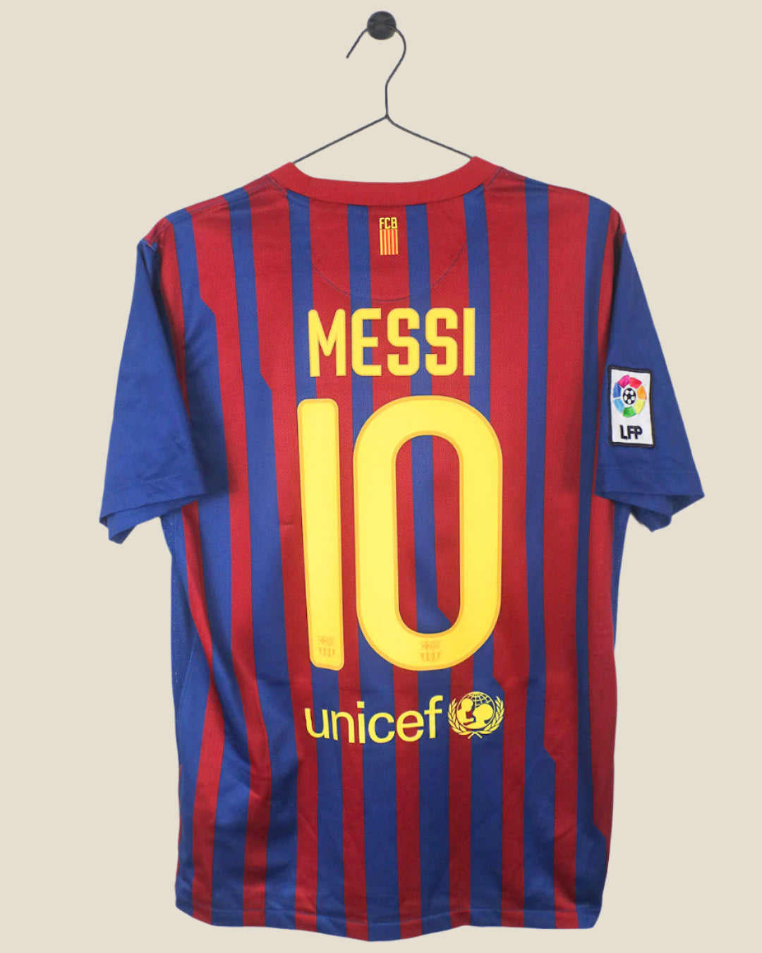 BARCELONA 2011/12 MESSI HOME SHIRT (M) NIKE