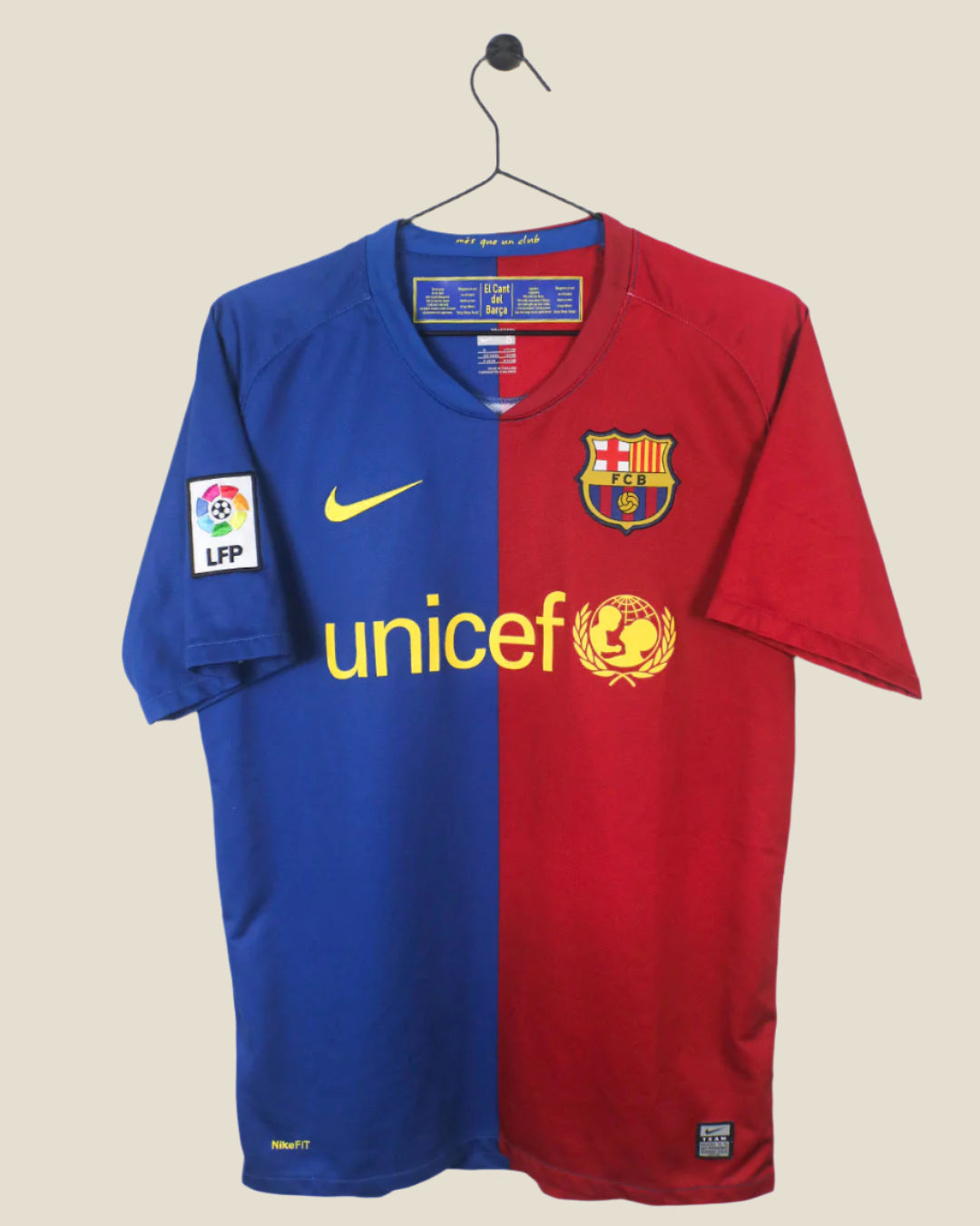 BARCELONA 2008/09 MESSI #10 HOME SHIRT (S) NIKE