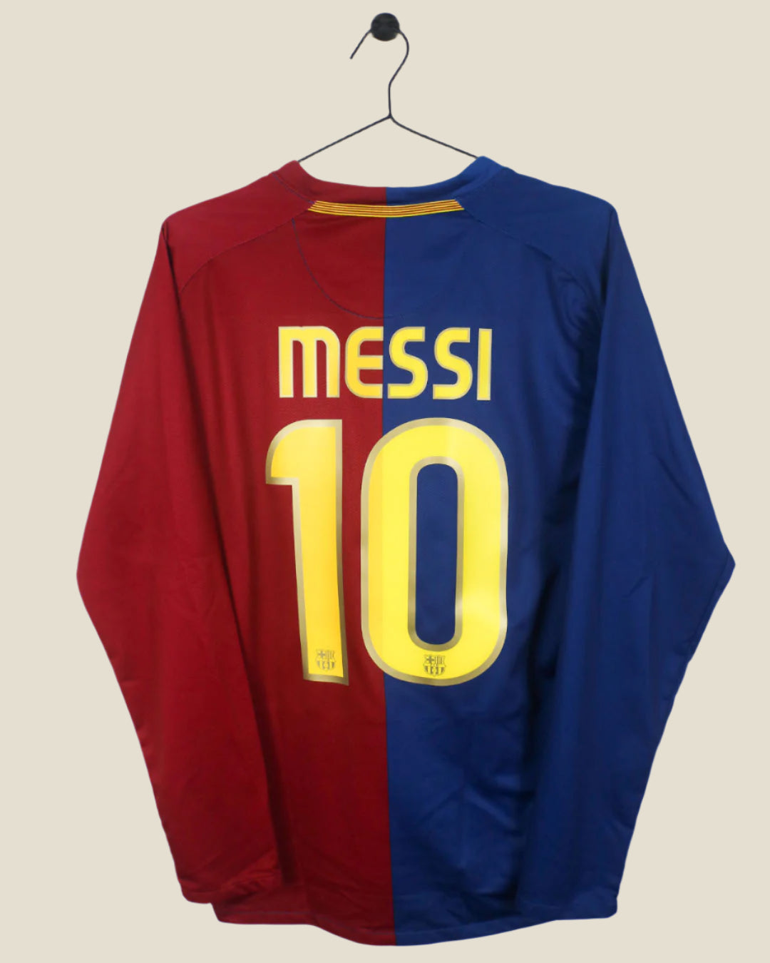 BARCELONA 2008/09 MESSI HOME LONGSLEEVE SHIRT (M) NIKE