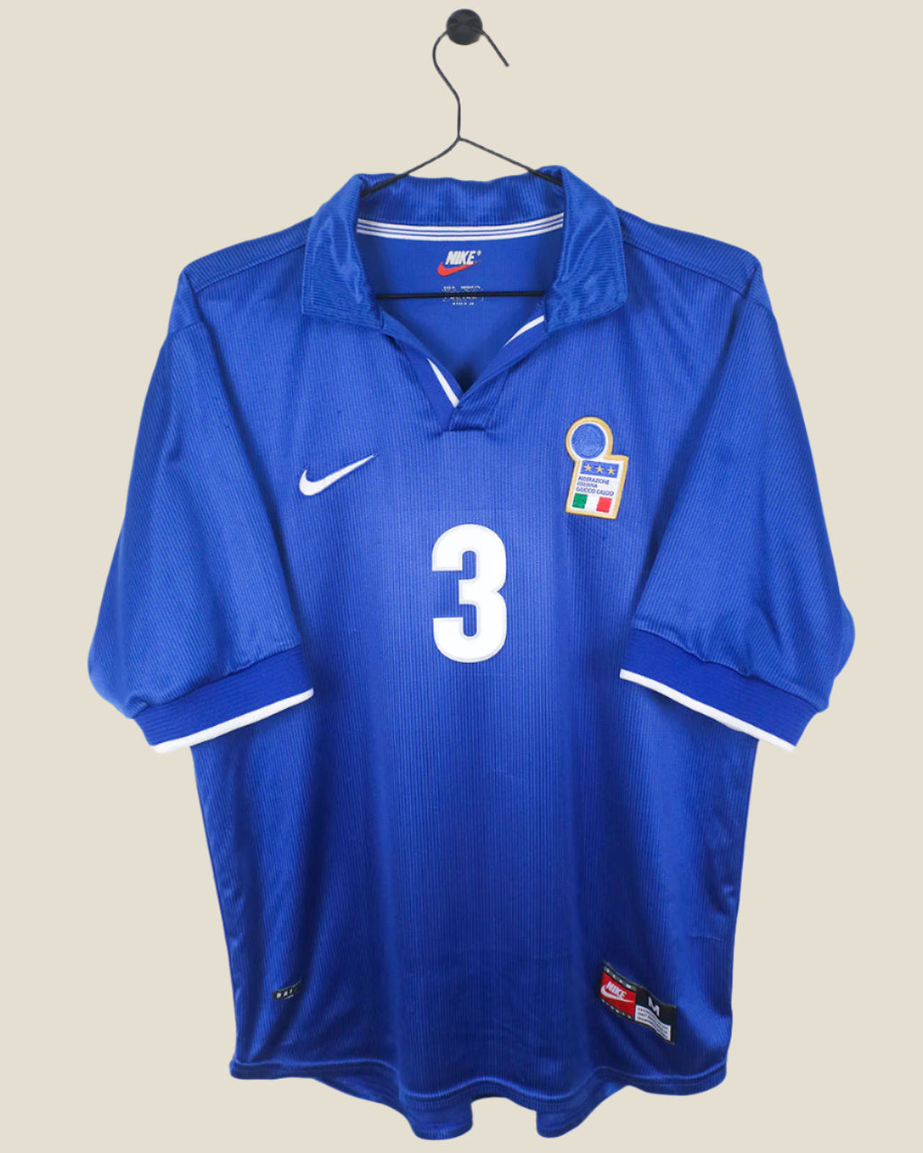 ITALY 1998 MALDINI HOME SHIRT (M) NIKE