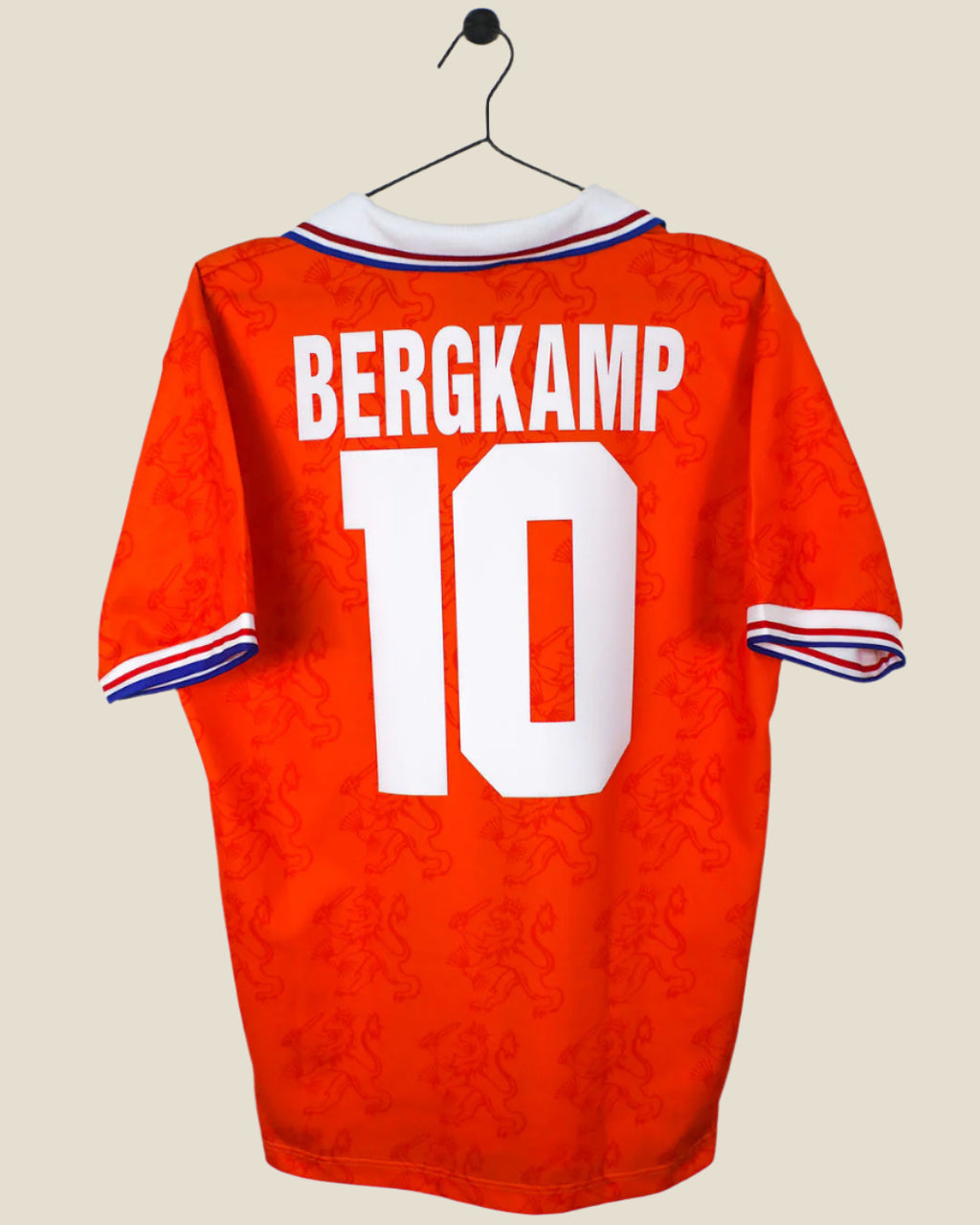 NETHERLANDS 1994 BERGKAMP #10 HOME SHIRT (M) LOTTO
