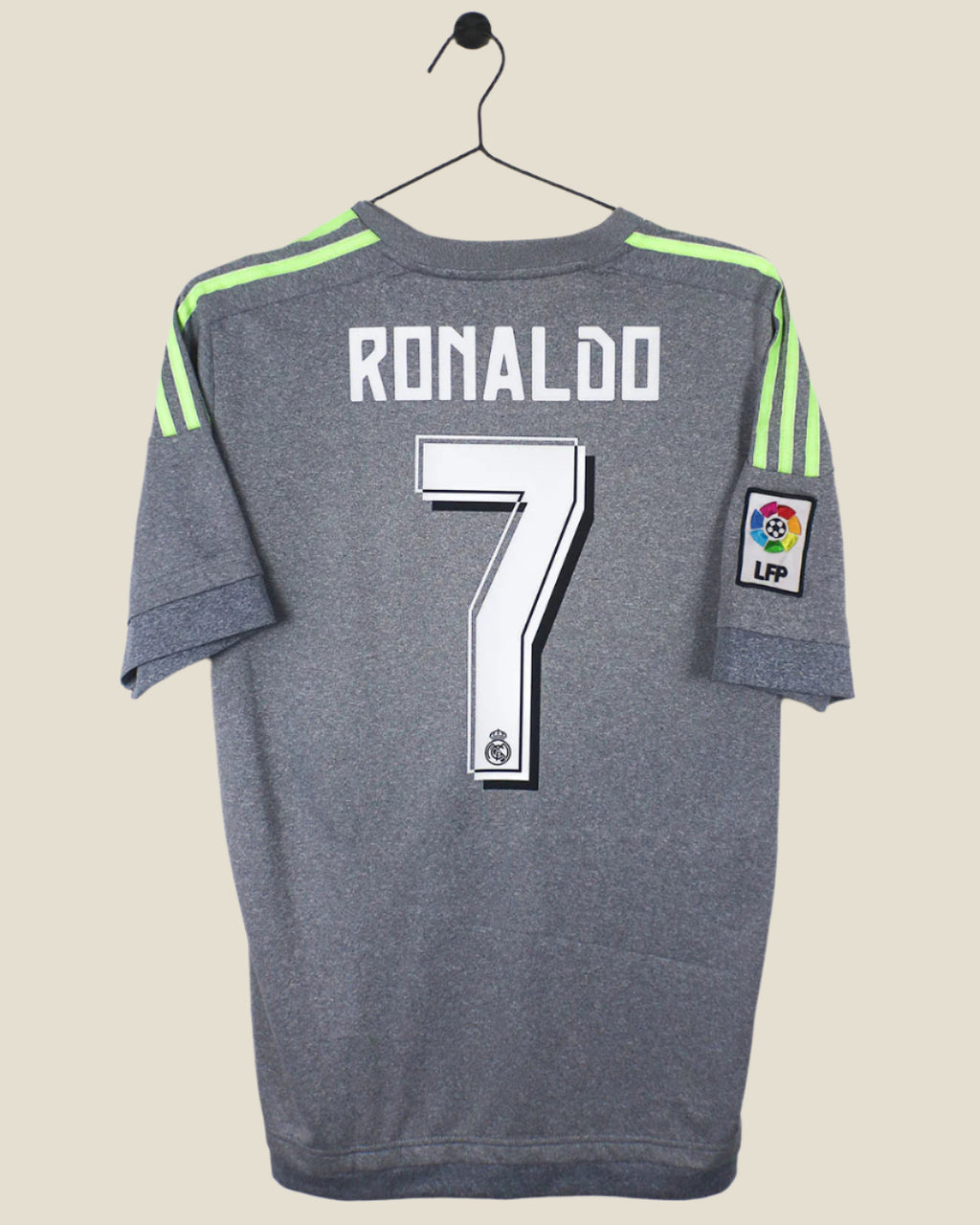 REAL MADRID 2015/16 RONALDO AWAY SHIRT (M) ADIDAS