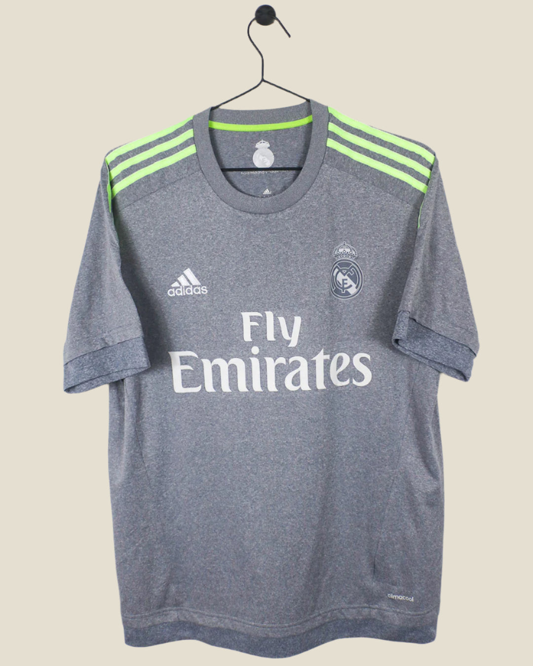 REAL MADRID 2015/16 RONALDO AWAY SHIRT (M) ADIDAS