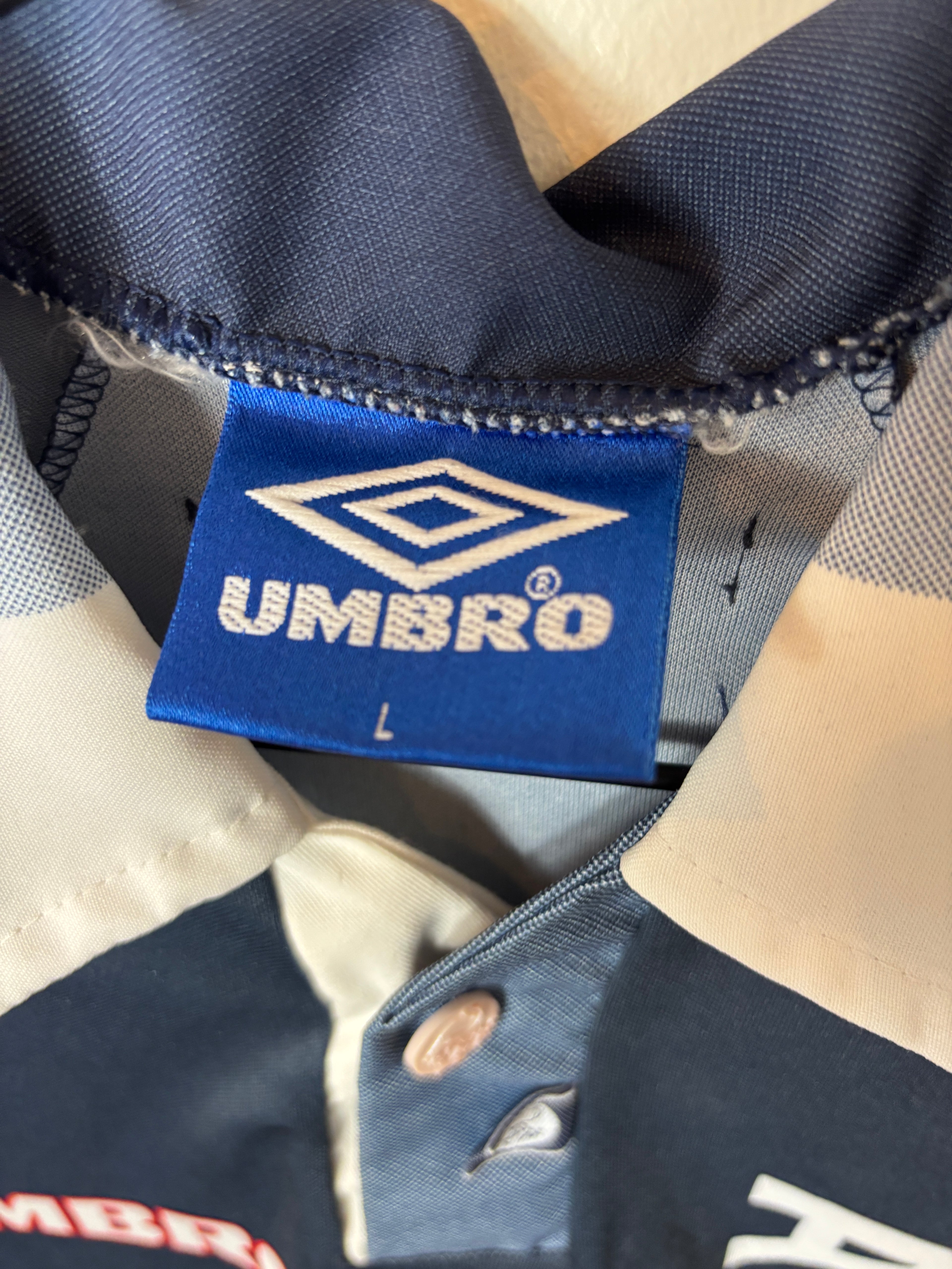 AJAX 1997/98 AWAY SHIRT (L) UMBRO