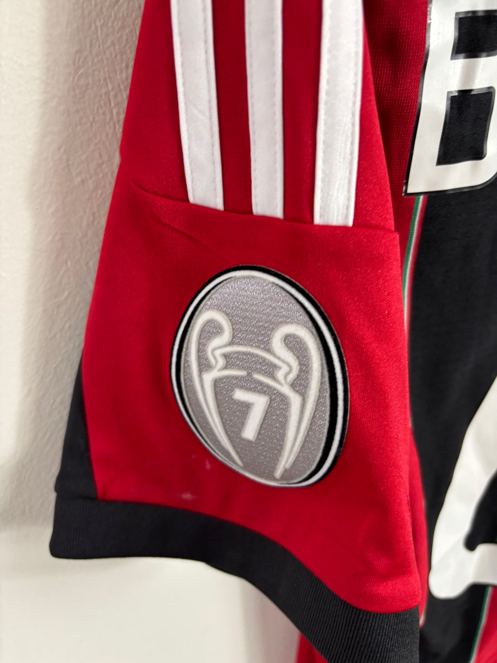 AC MILAN 2011/12 BALOTELLI #45 HOME SHIRT (M) ADIDAS