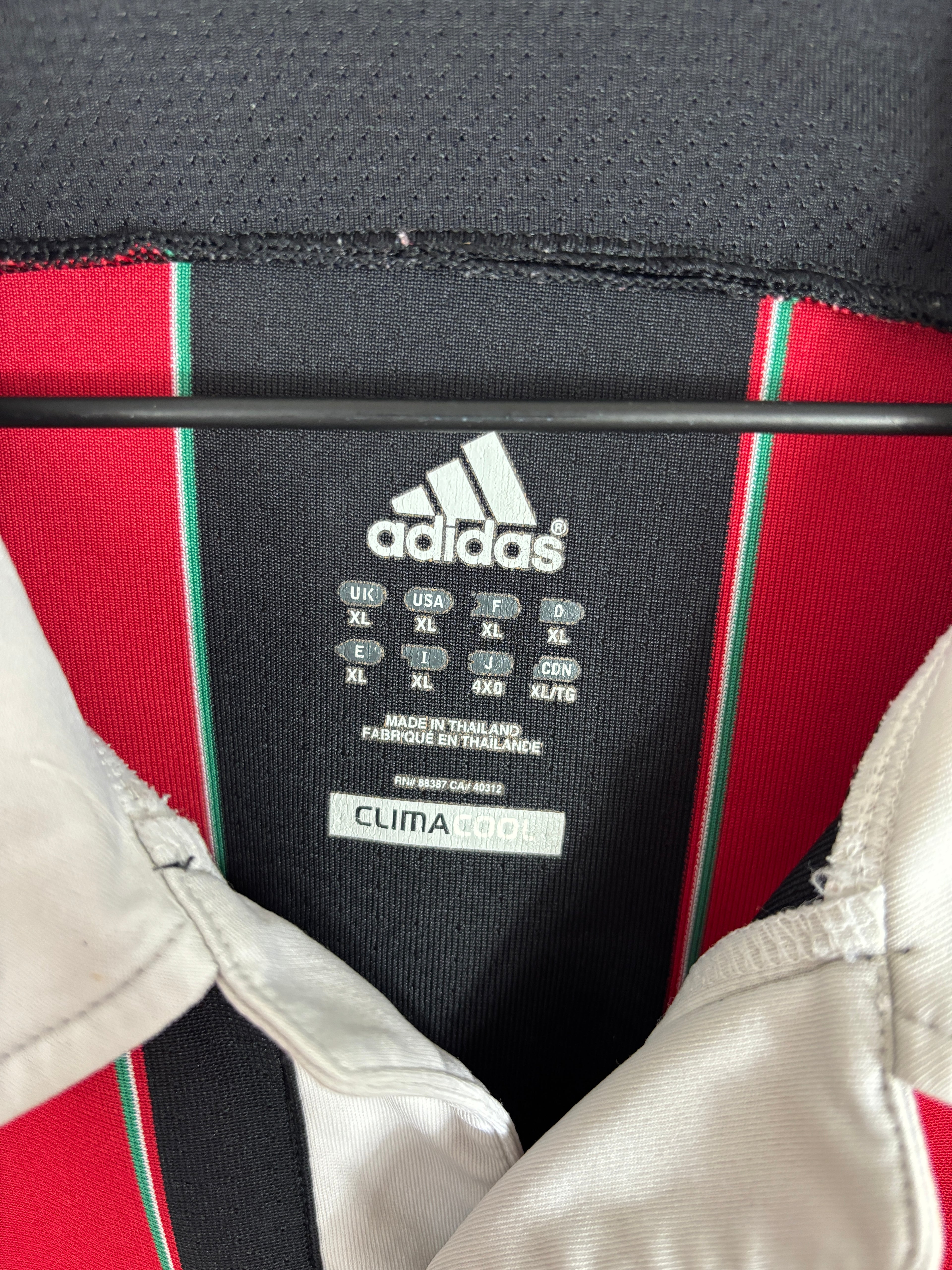 AC MILAN 2012/13 BALOTELLI #45 HOME SHIRT (XL) ADIDAS