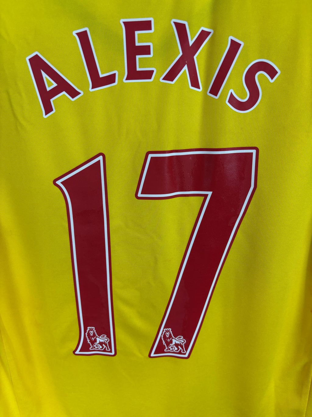 ARSENAL 2014/15 ALEXIS #17 AWAY SHIRT (M) PUMA