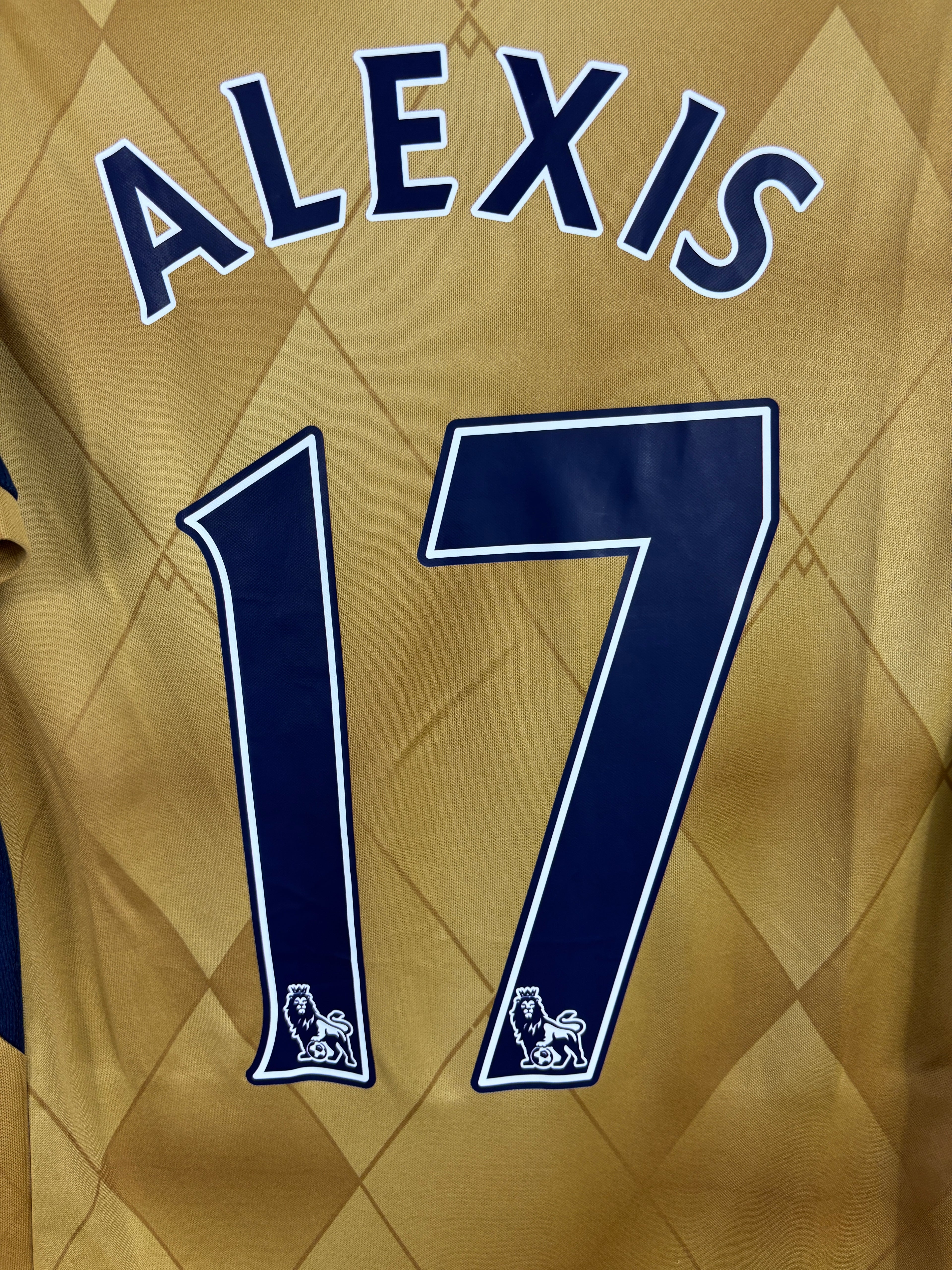ARSENAL 2015/16 ALEXIS #17 AWAY SHIRT (S) PUMA