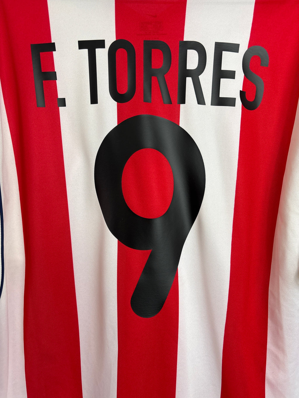 ATLETICO MADRID 2001/02 TORRES #9 HOME SHIRT (XL) NIKE