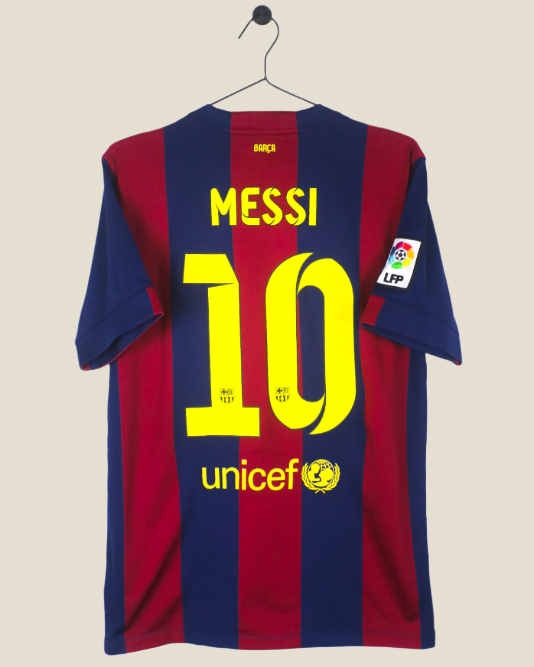 BARCELONA 2014/15 MESSI #10 HOME SHIRT (M) NIKE