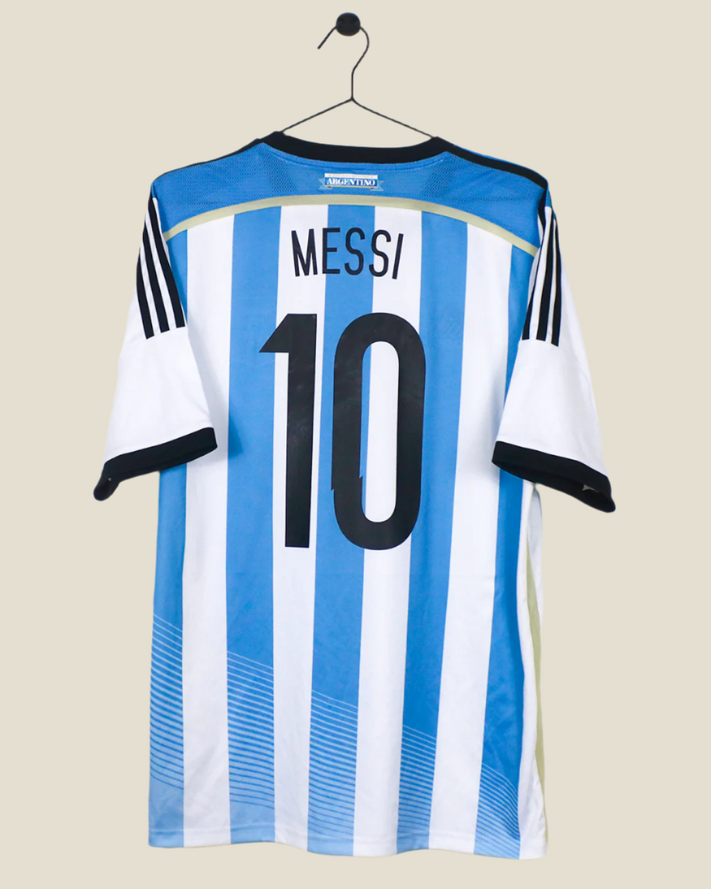 Maillot de football rétro Lionel Messi Argentine Coupe du monde 2014 Maillot de football rétro Lionel Messi Argentine Coupe du monde 2014