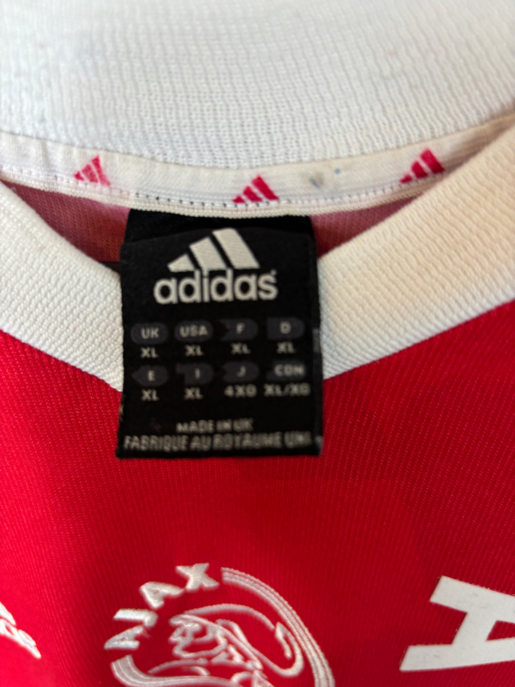 AJAX 2002/03 MIDO #11 HOME SHIRT (XL) ADIDAS