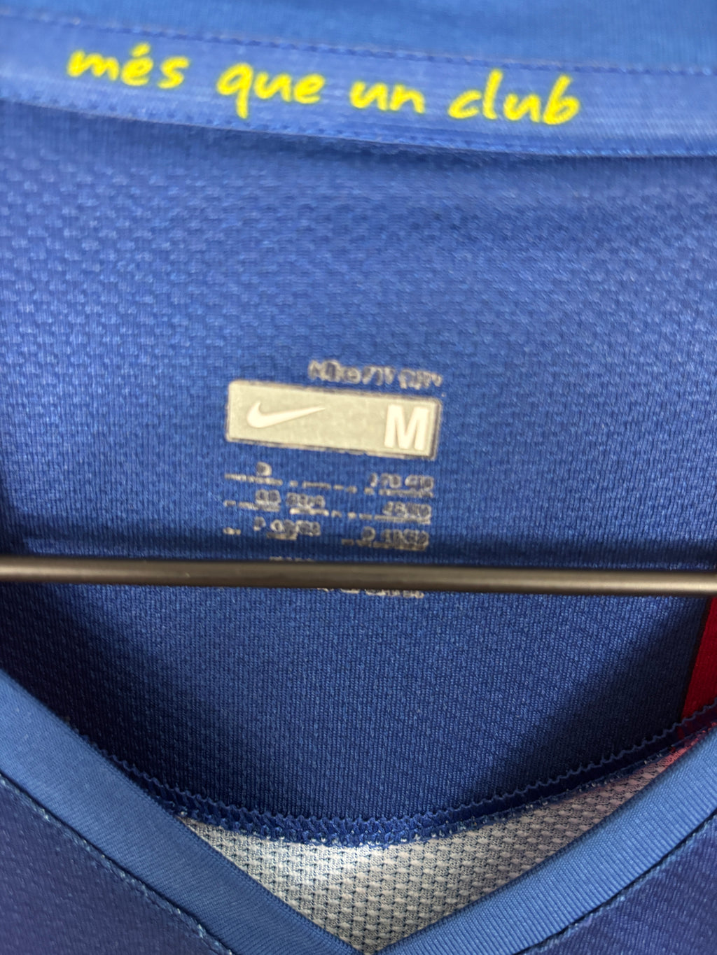 BARCELONA 2007/08 INIESTA #8 HOME SHIRT (M) NIKE