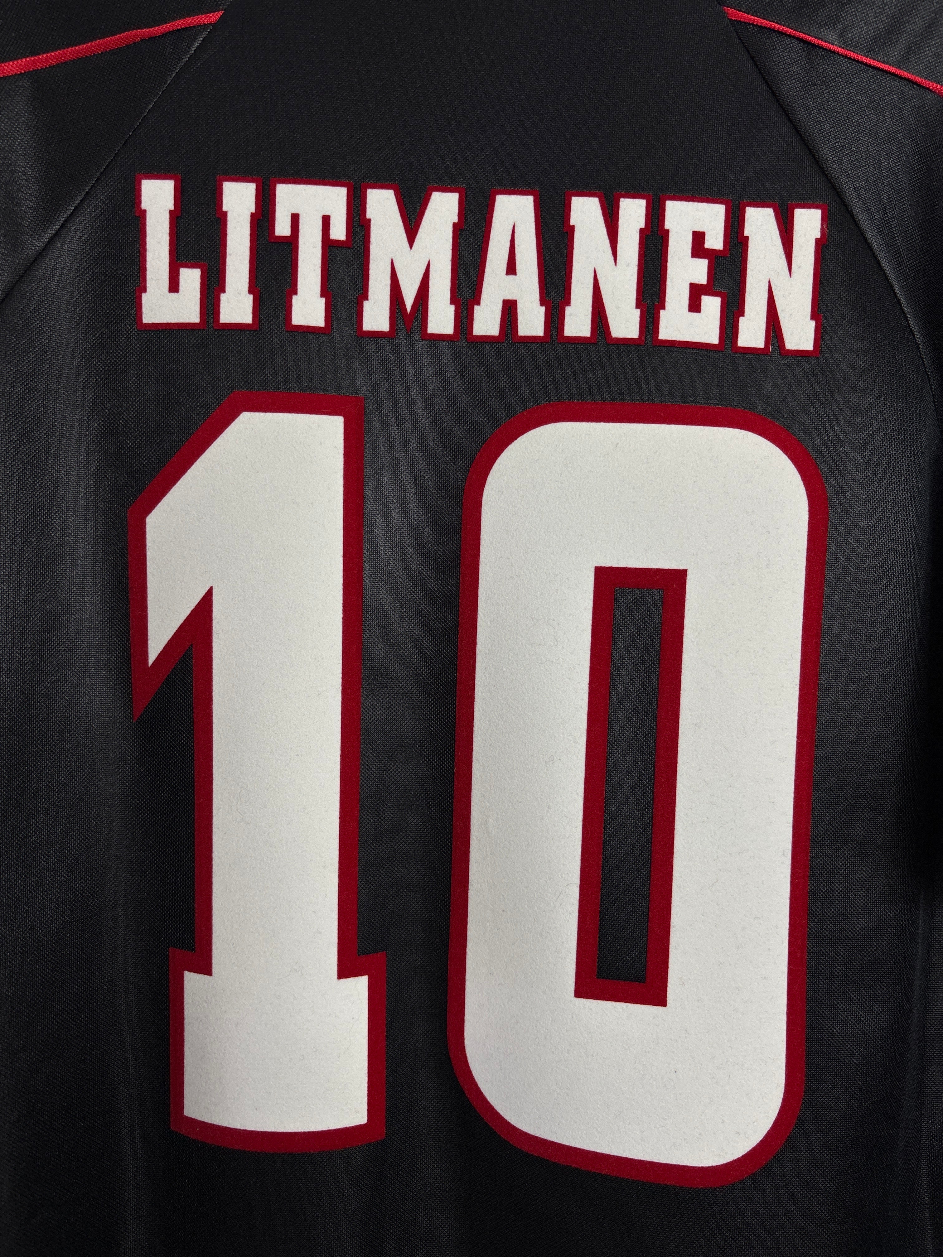 AJAX 1998/99 LITMANEN #10 AWAY SHIRT (XL) UMBRO