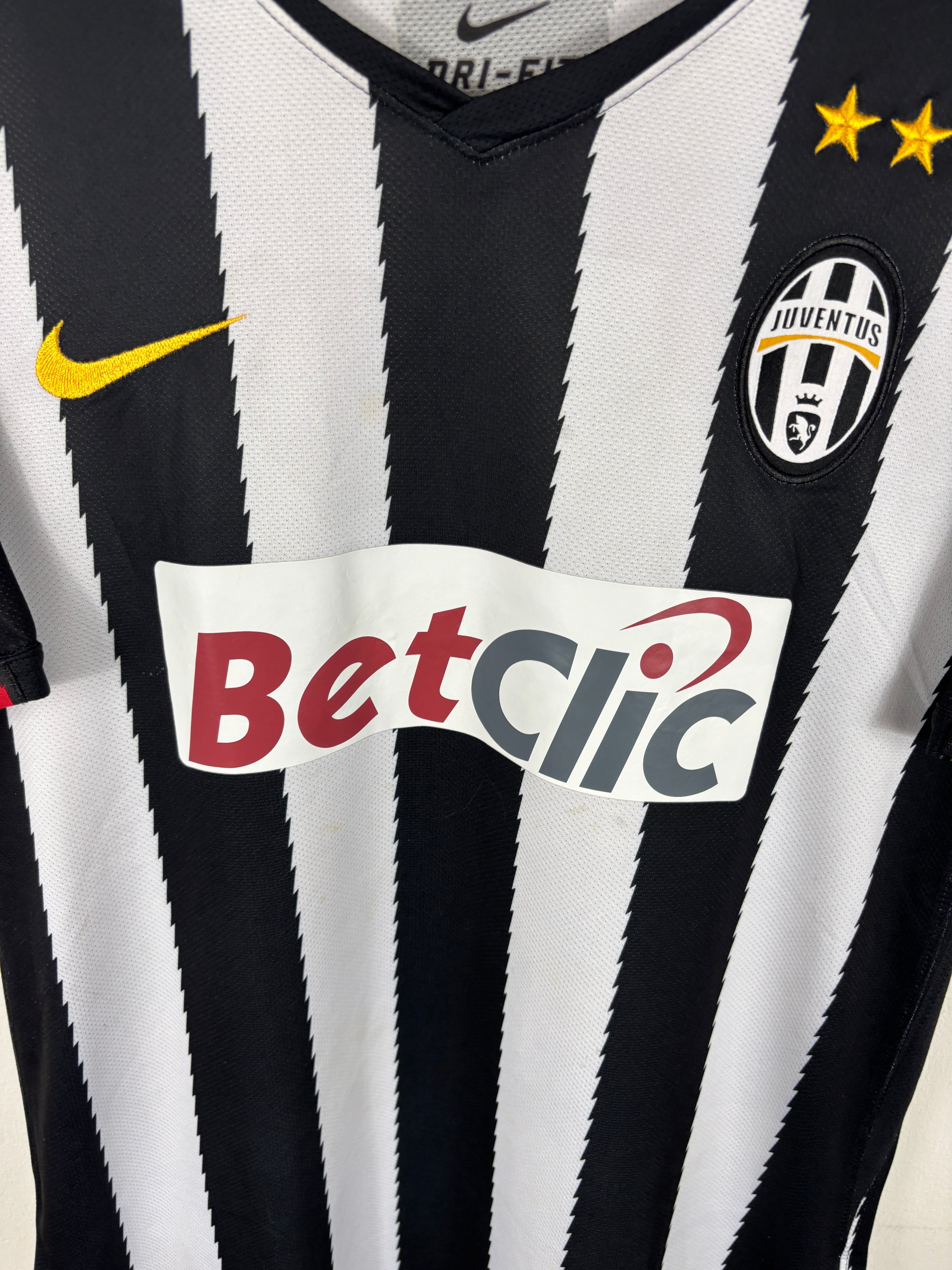 JUVENTUS 2010/11 DEL PIERO #10 HOME SHIRT (M) NIKE