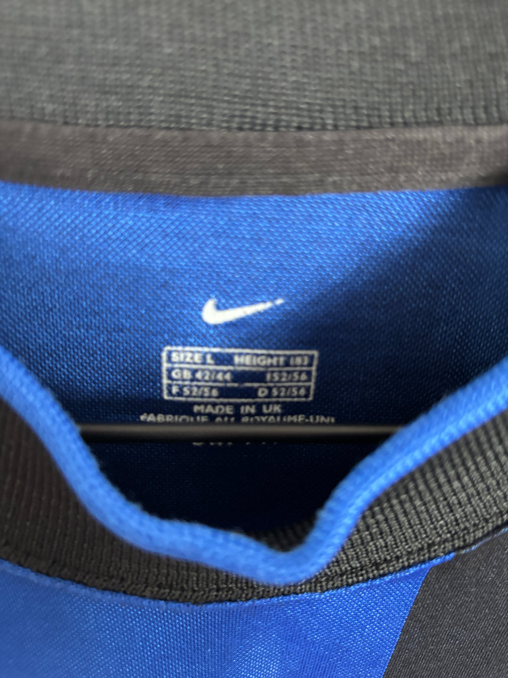 INTER MILAN 2000/01 RONALDO #9 HOME SHIRT (L) NIKE