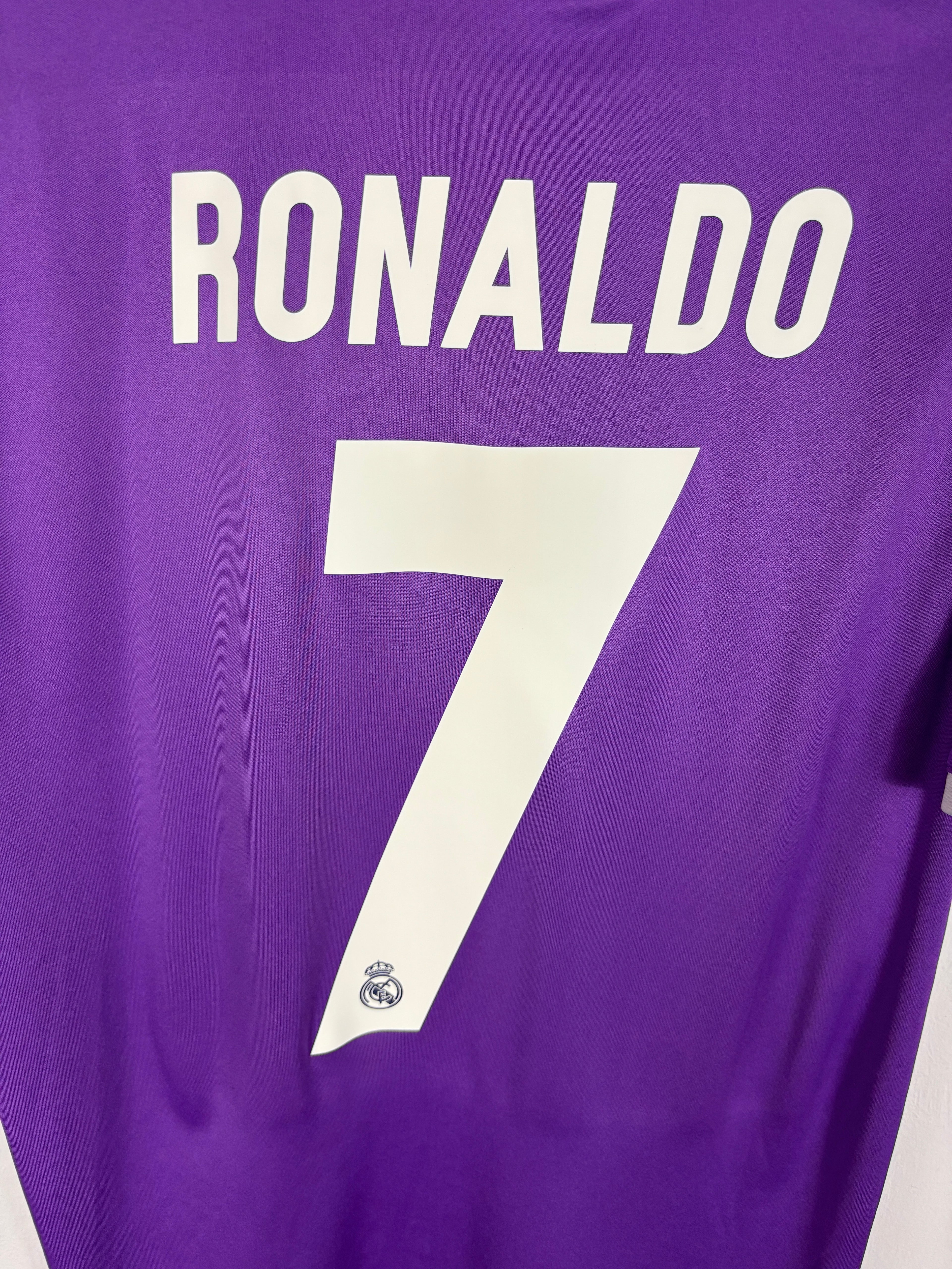 REAL MADRID 2016/17 RONALDO #7 AWAY SHIRT (M) ADIDAS