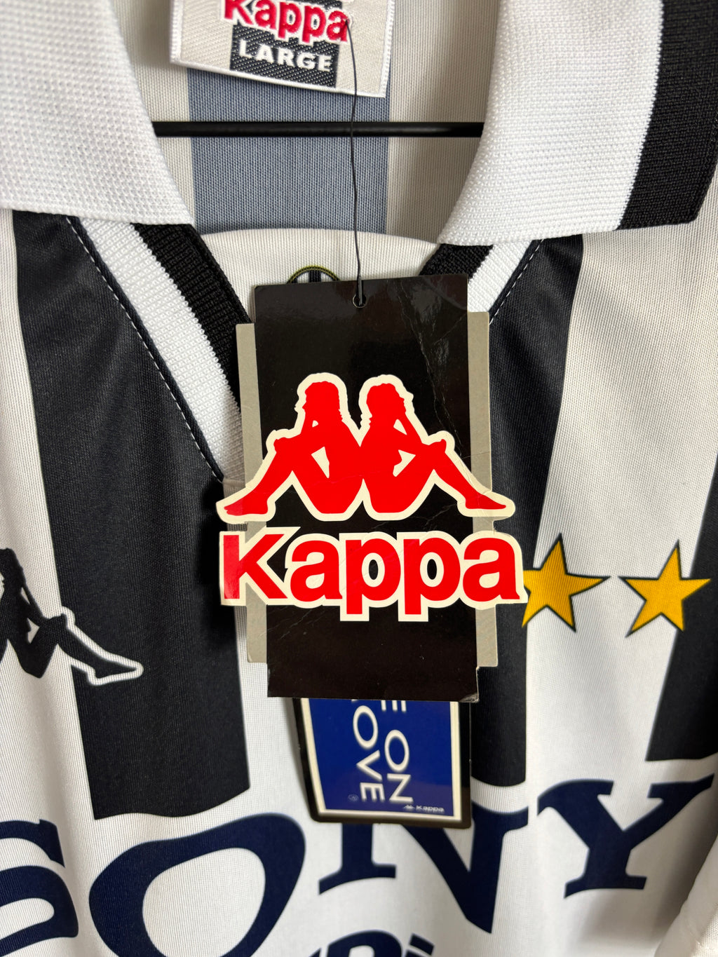 JUVENTUS 1995/97 HOME SHIRT BNWT (L) KAPPA