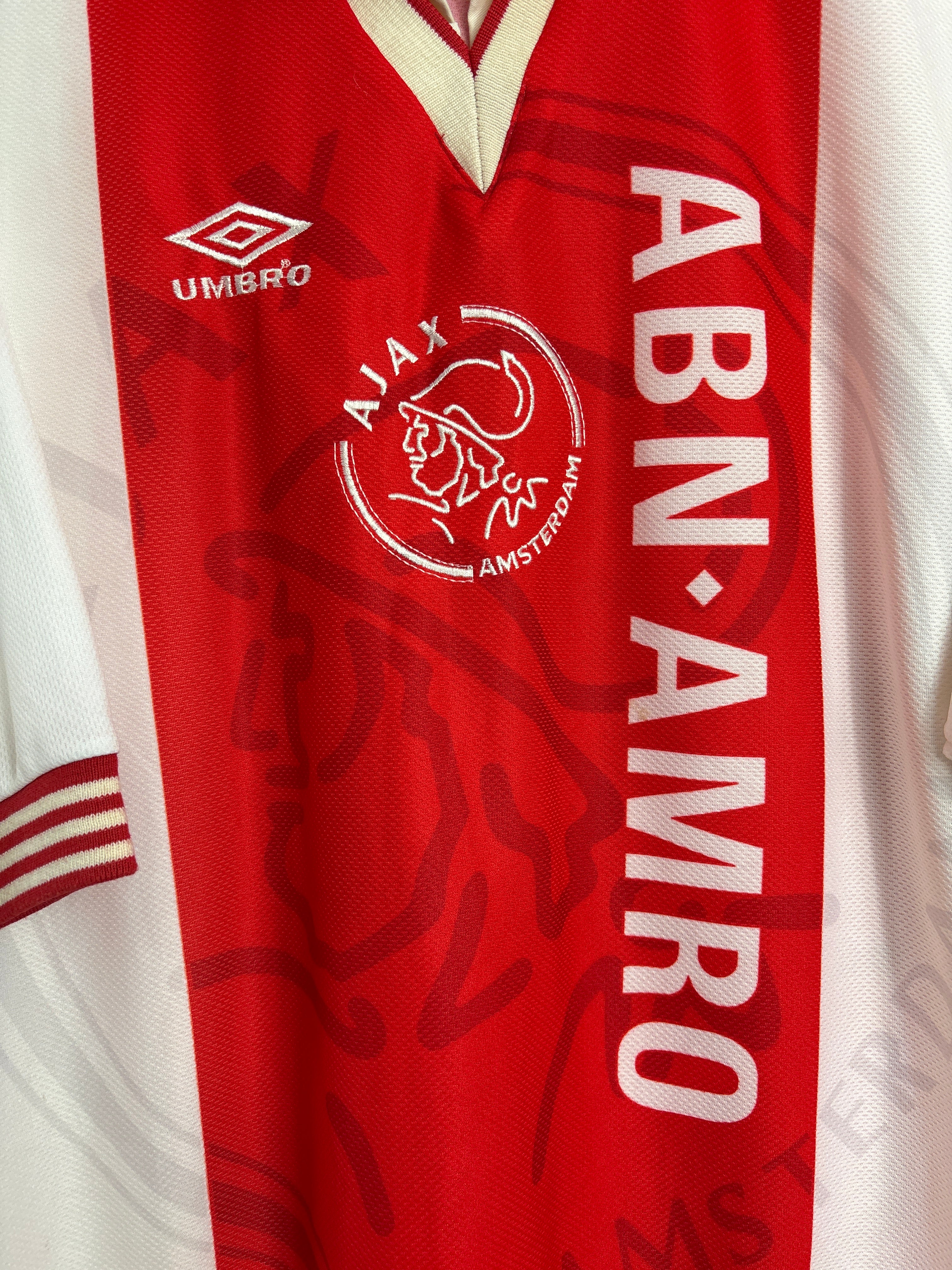 AJAX 1995/96 HOME SHIRT (XL) UMBRO